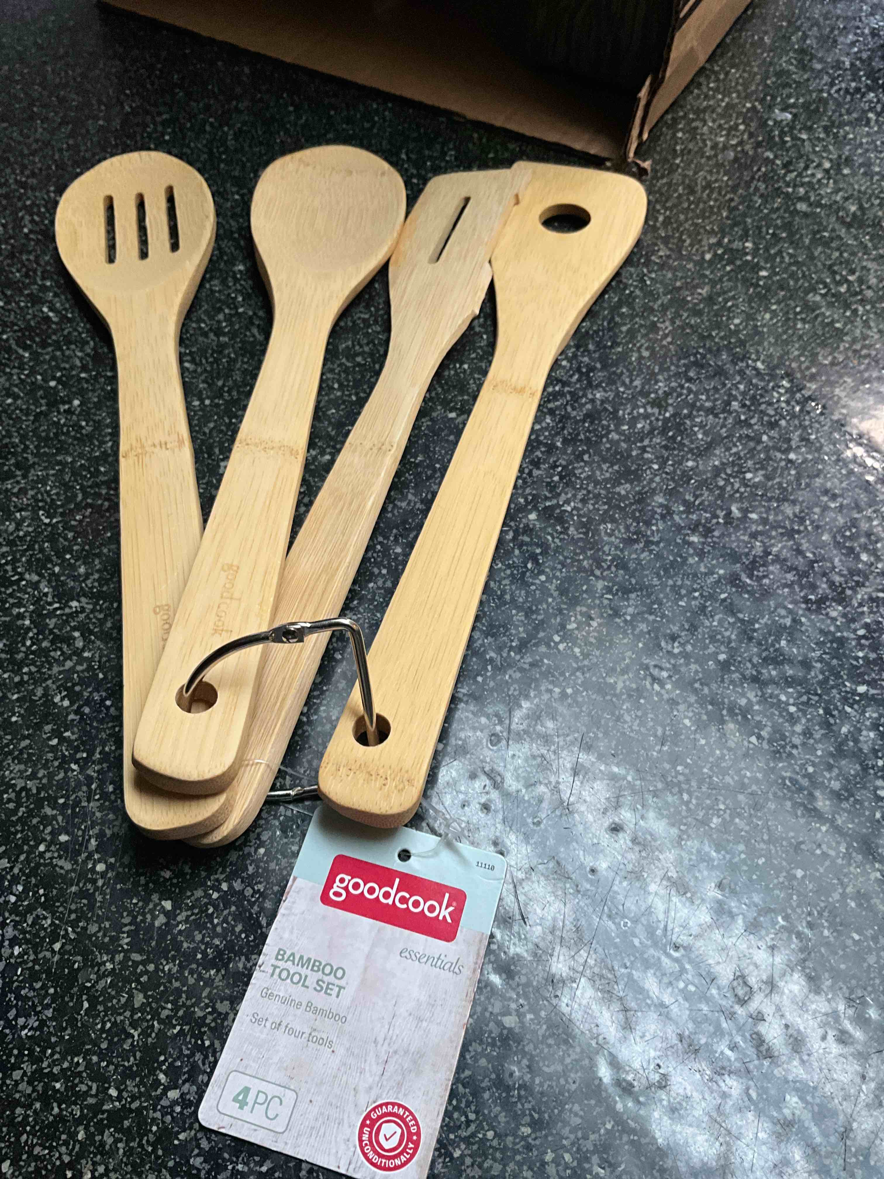 Condition photo showing As Is for Goodcook Essentials - 4pc Bamboo Tool Set 