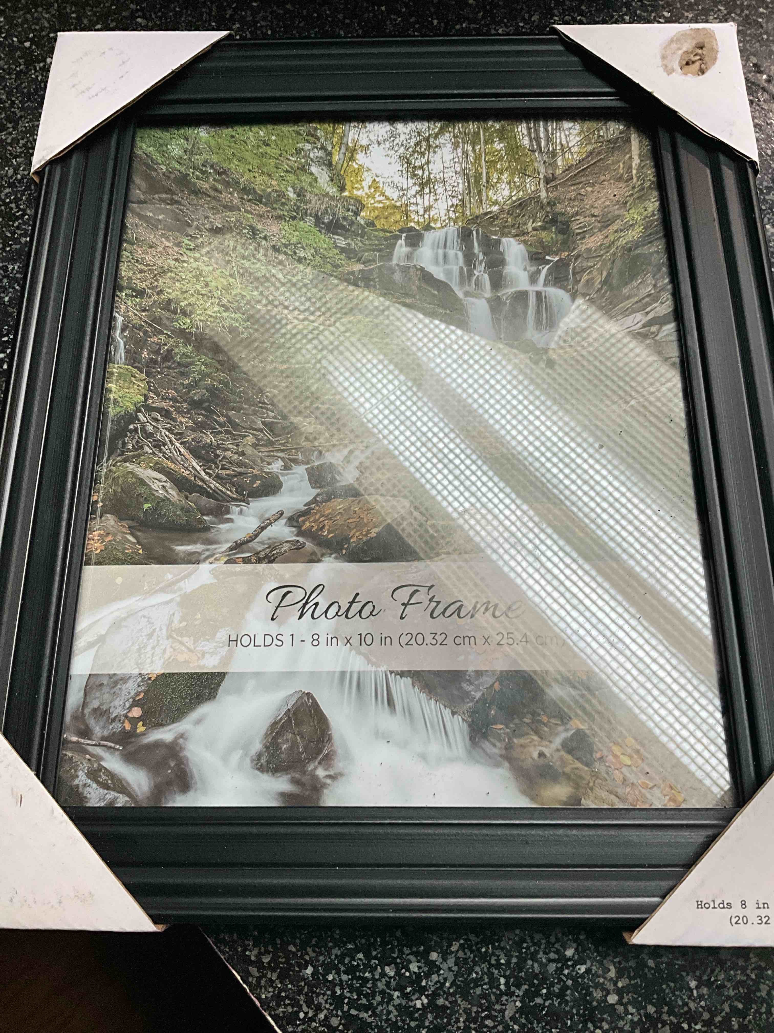 Condition photo showing New/Like New for 8 x 10 Black Photo Frame 