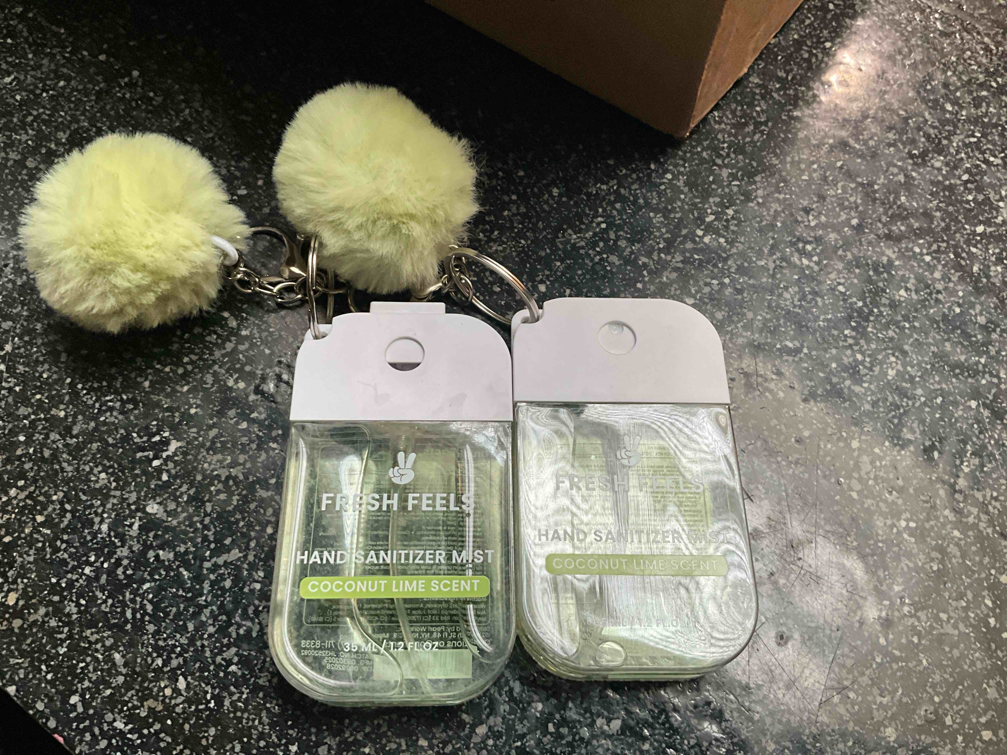 Condition photo showing New/Like New for Fresh Feels - Hand Sanitizer Mist - Coconut Lime - 12 oz - Key Ring 