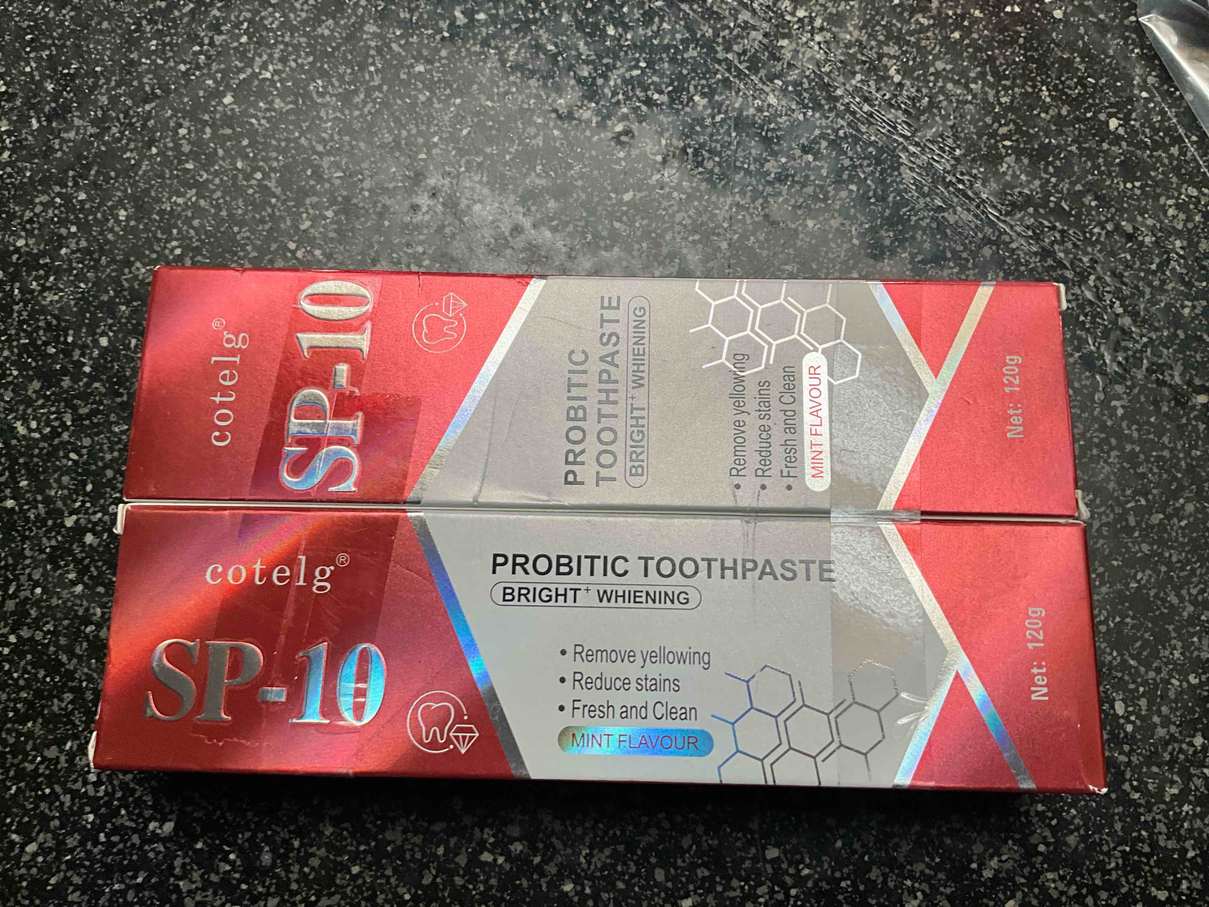Condition photo showing New/Like New for Cotelg SP-10 - Probitic Toothpaste - Mint Flavor - 120g - 2 count 