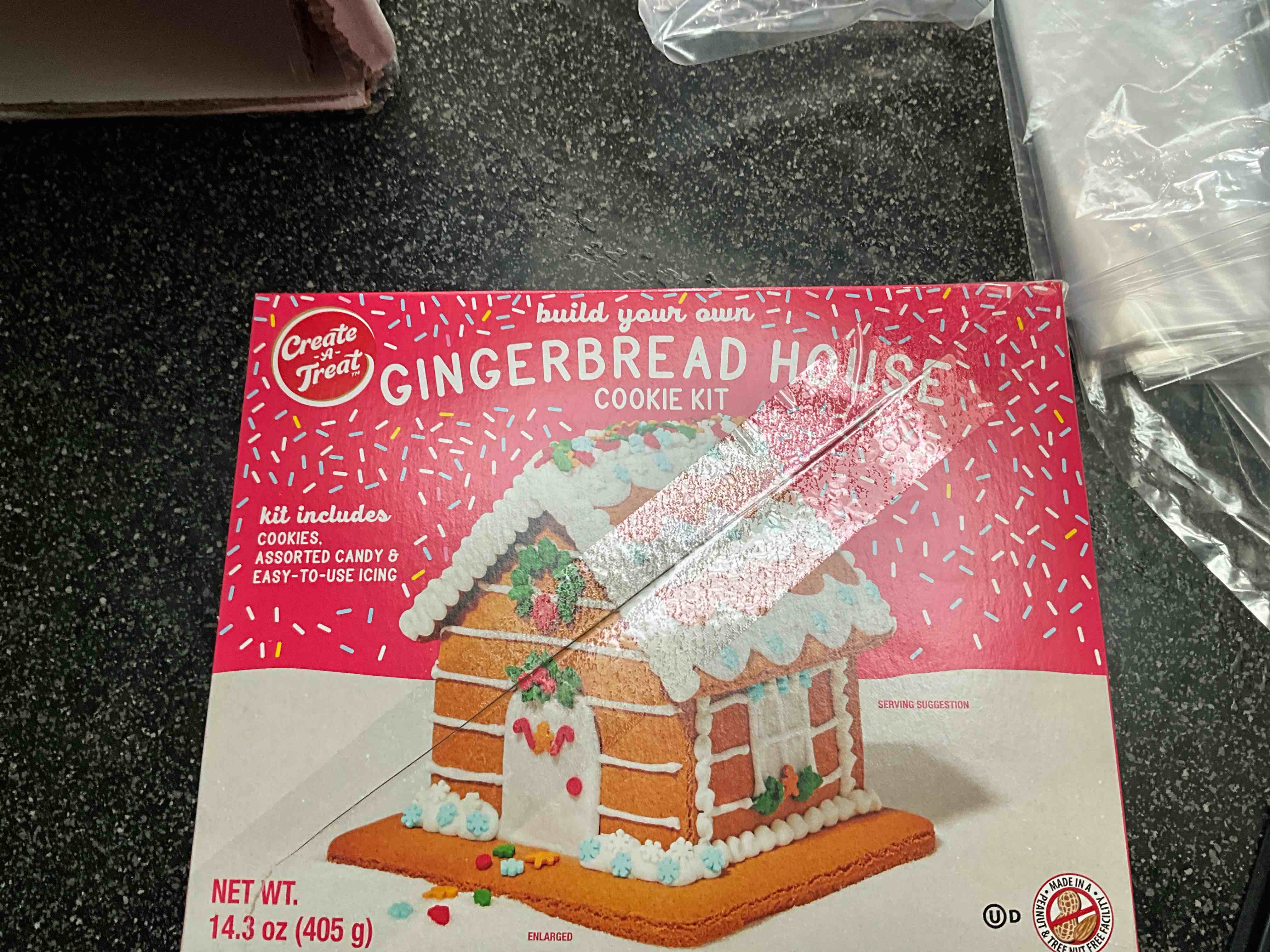 Create A Treat - Build Your Own Gingerbread House - Cookie Kit - 14.2 oz 