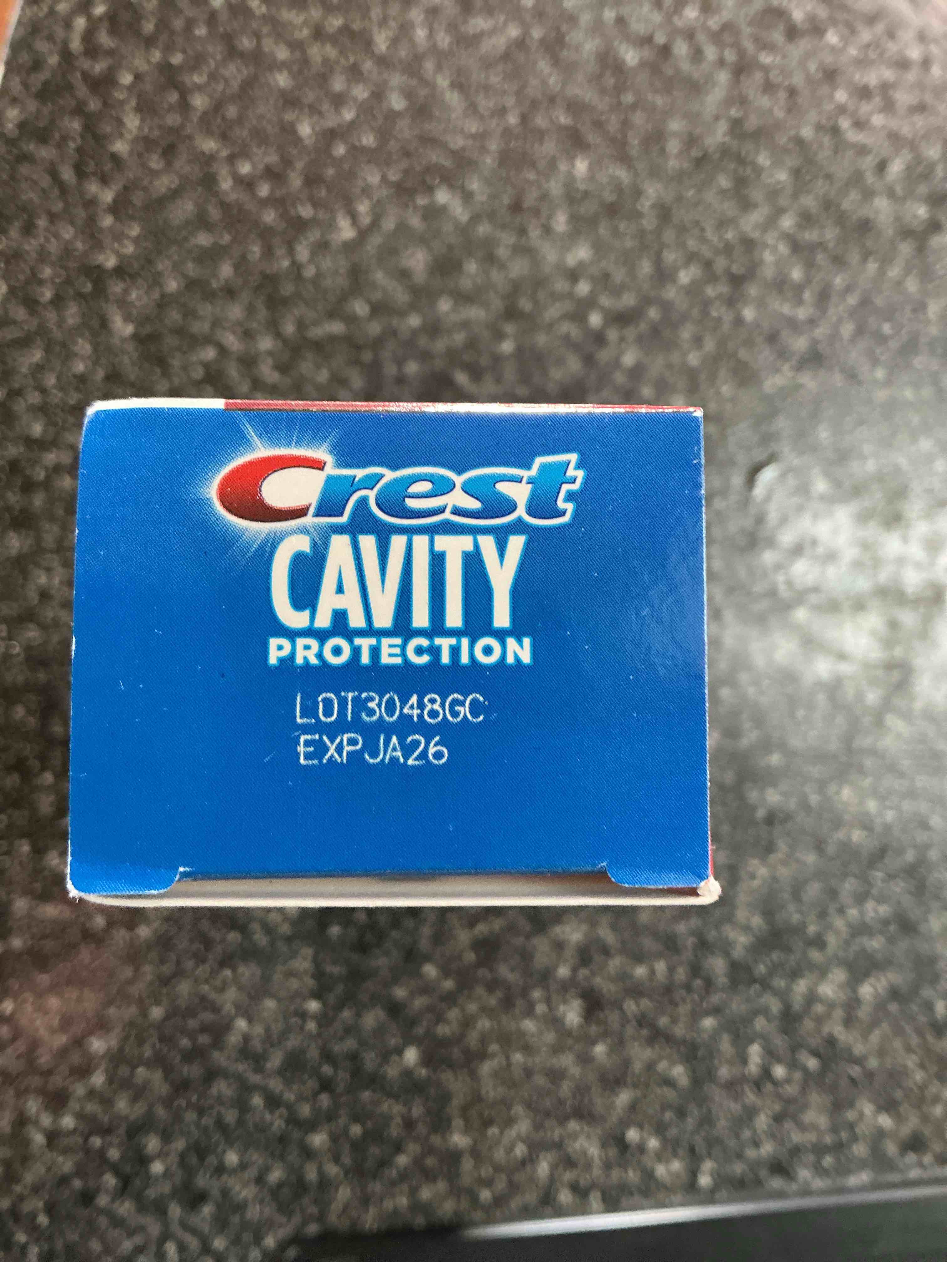 Condition photo showing As Is for Crest Cavity Protection Tooth Paste 3.7 OZ. 