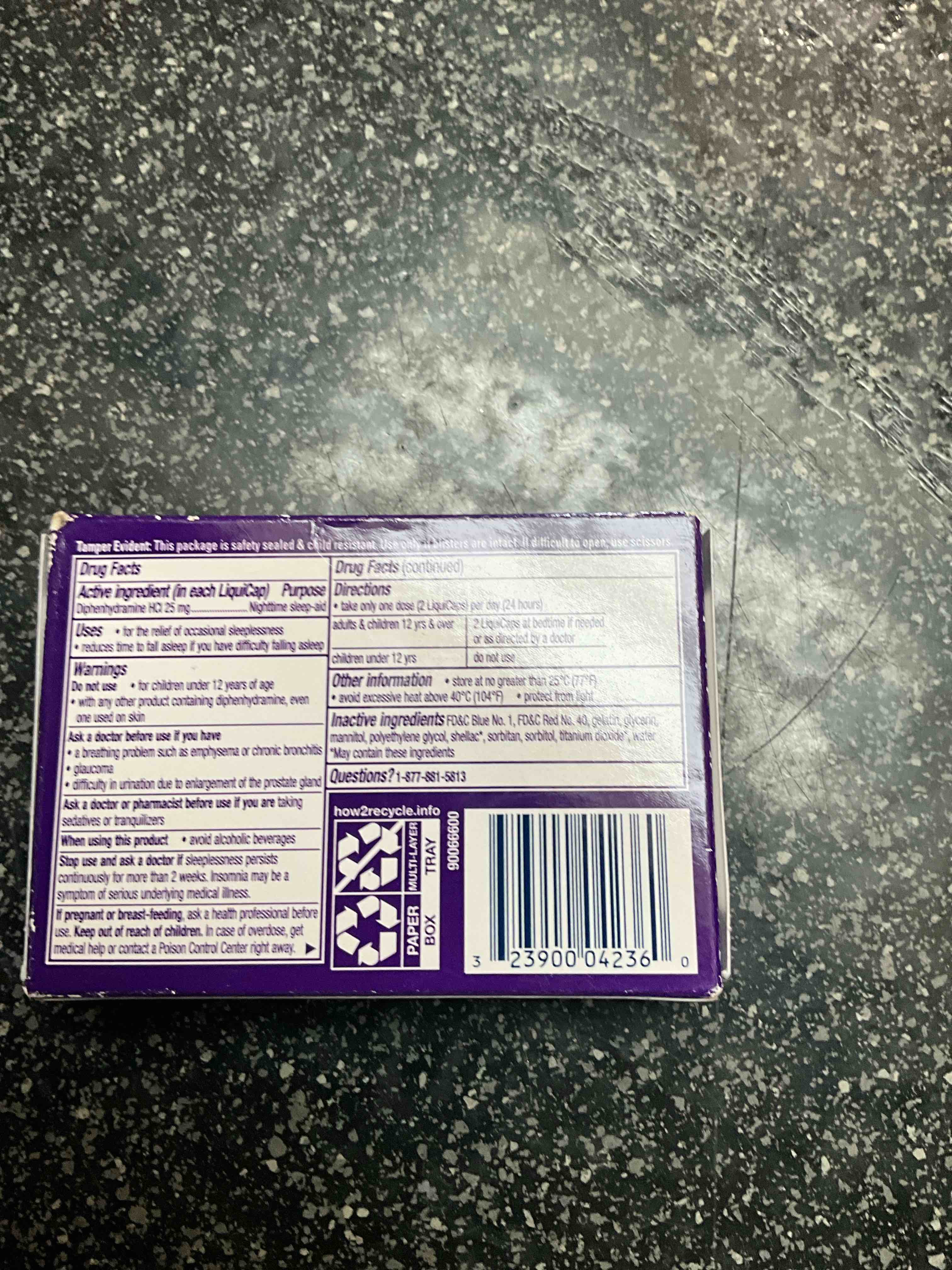 Condition photo showing As Is for Zzz Quil - Nighttime Sleep Aid - 8 Liquicaps 