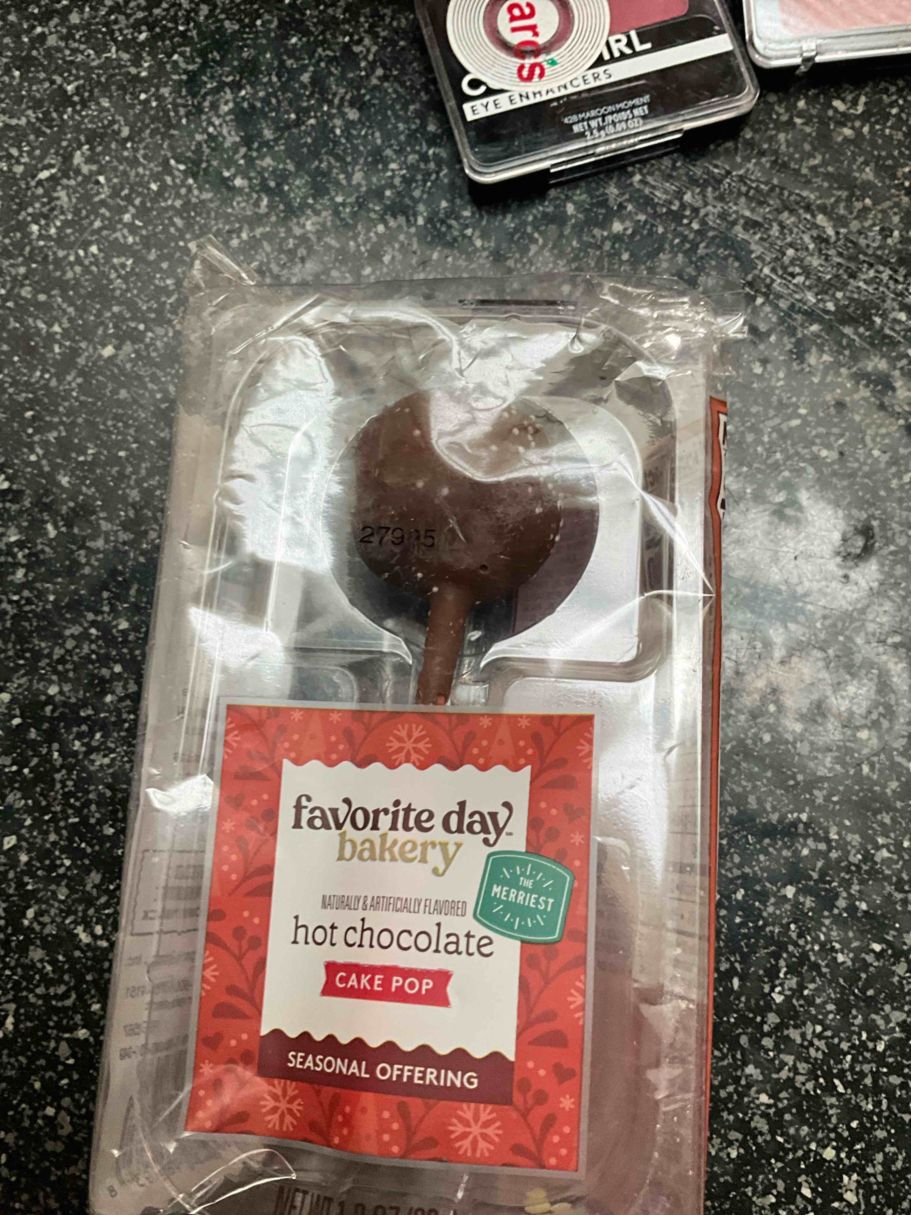 Condition photo showing New/Like New for Favorite Day Bakery - Hot Chocolate Cake Pop - 1.3 oz 