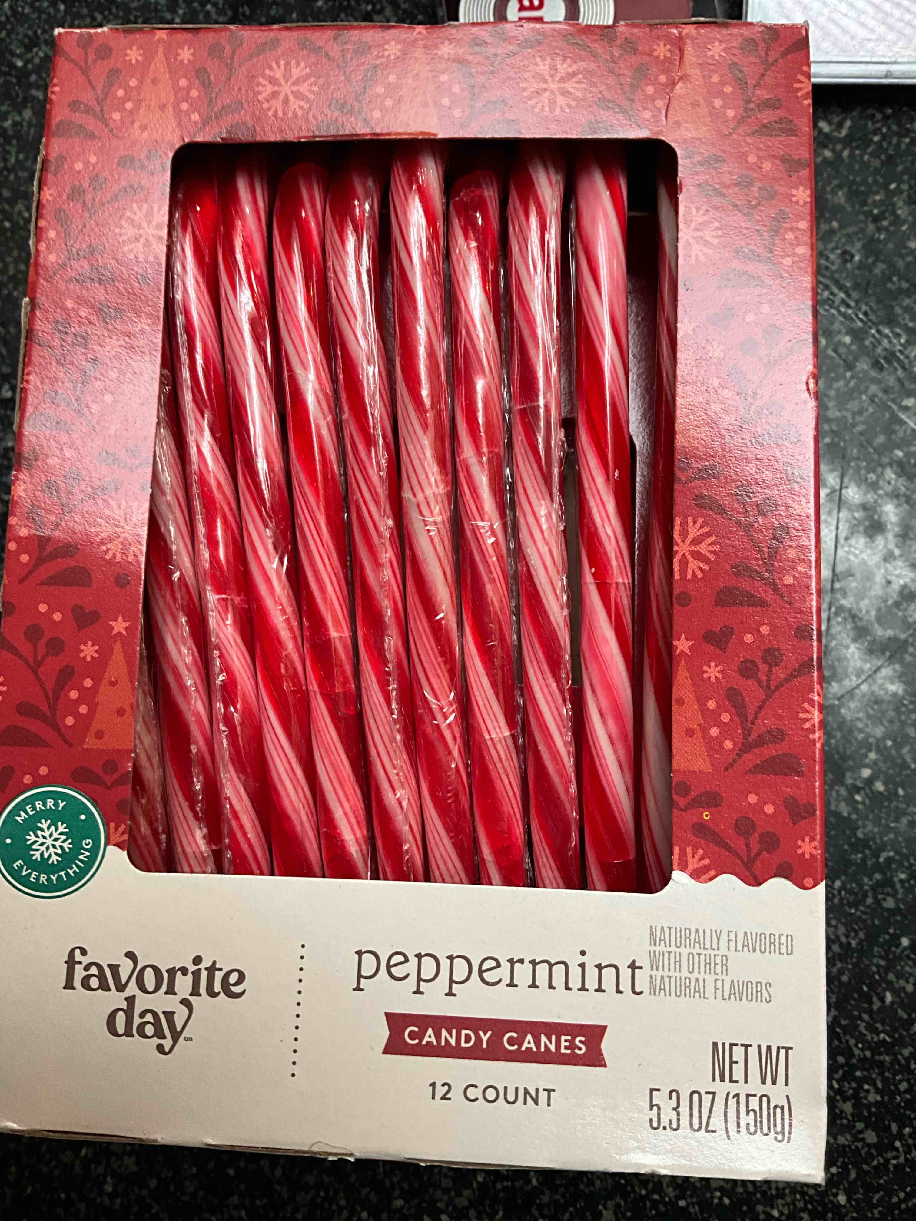 Condition photo showing New/Like New for Favorite Day - Peppermint Candy Canes - 12 count/5.3 oz 