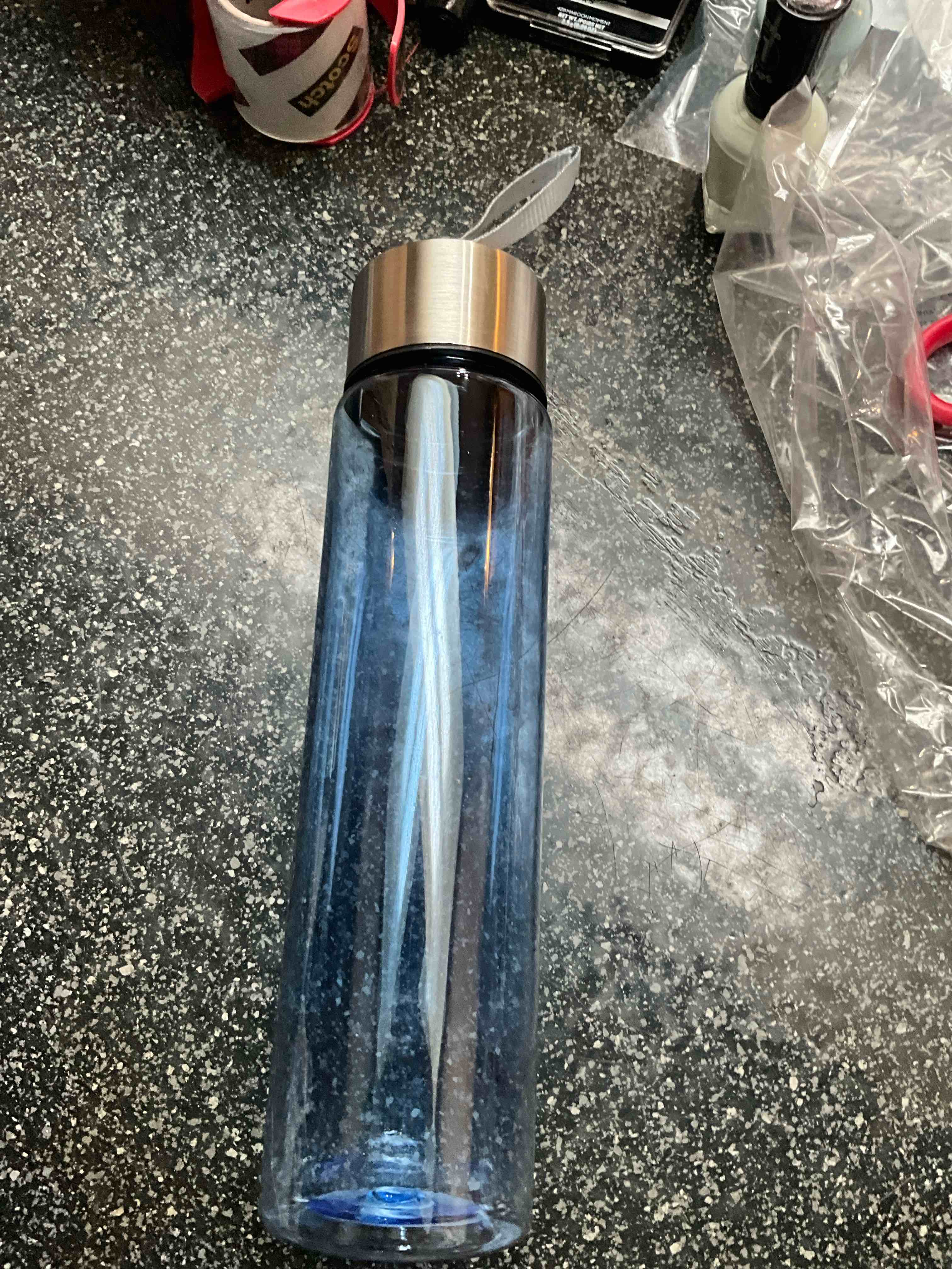 Condition photo showing New/Like New for Mainstay 18 oz Water Bottle with Carry Handle 