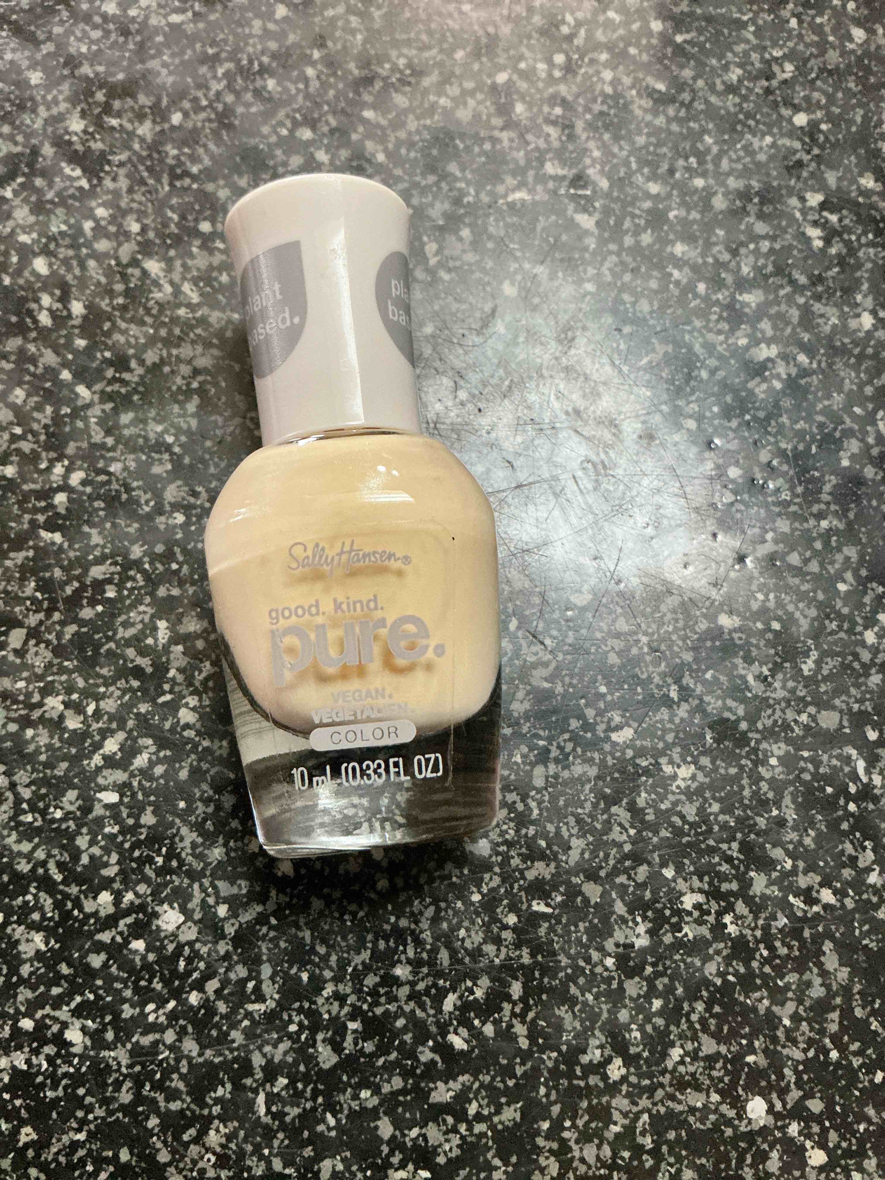 Condition photo showing New/Like New for Sally Hansen Good.Kind.Pure Nail Polish 380 Sun-Tastic 0.33 fl oz (Pack of 1). 