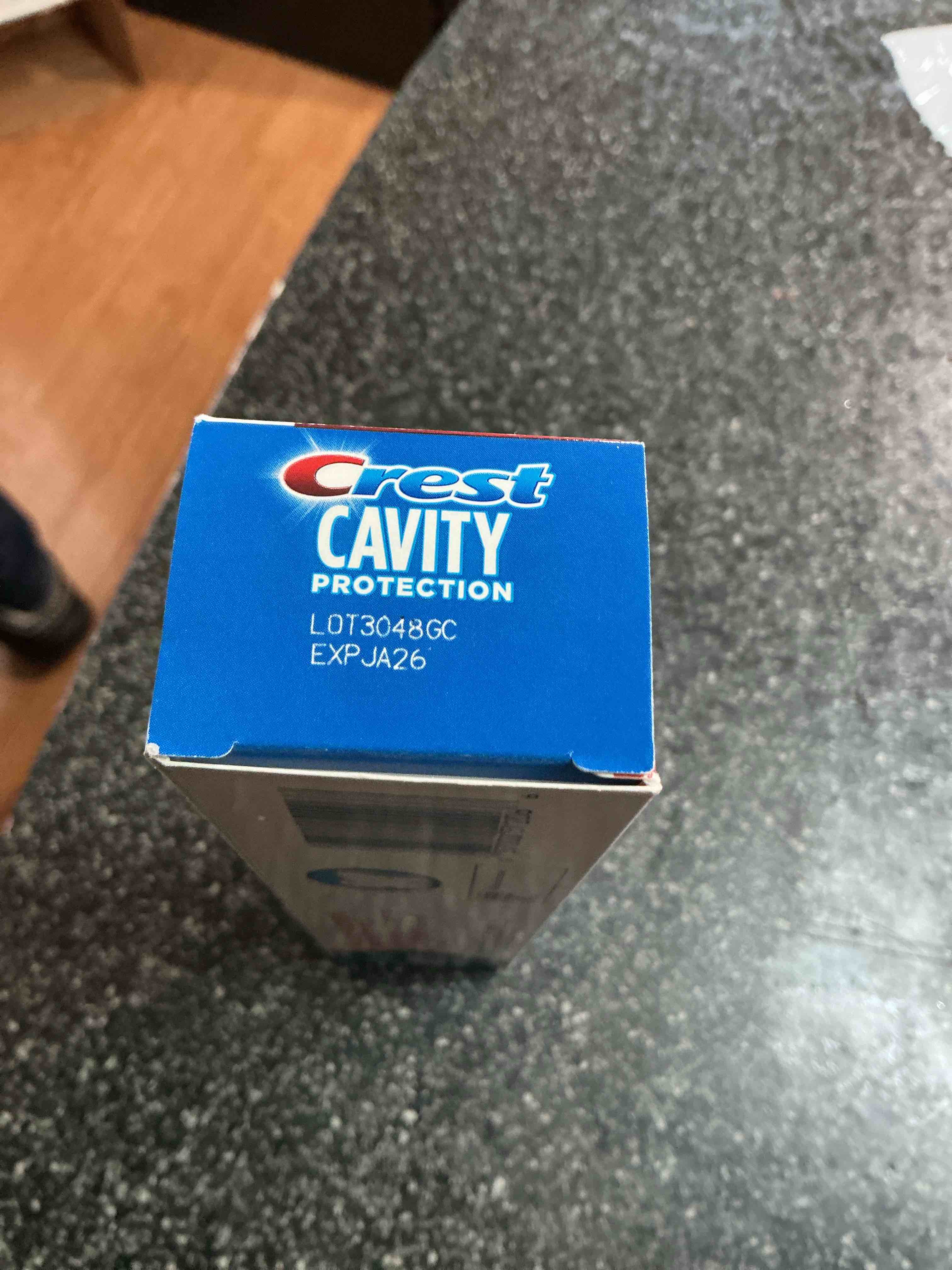 Condition photo showing As Is for Crest Cavity Protection Tooth Paste 