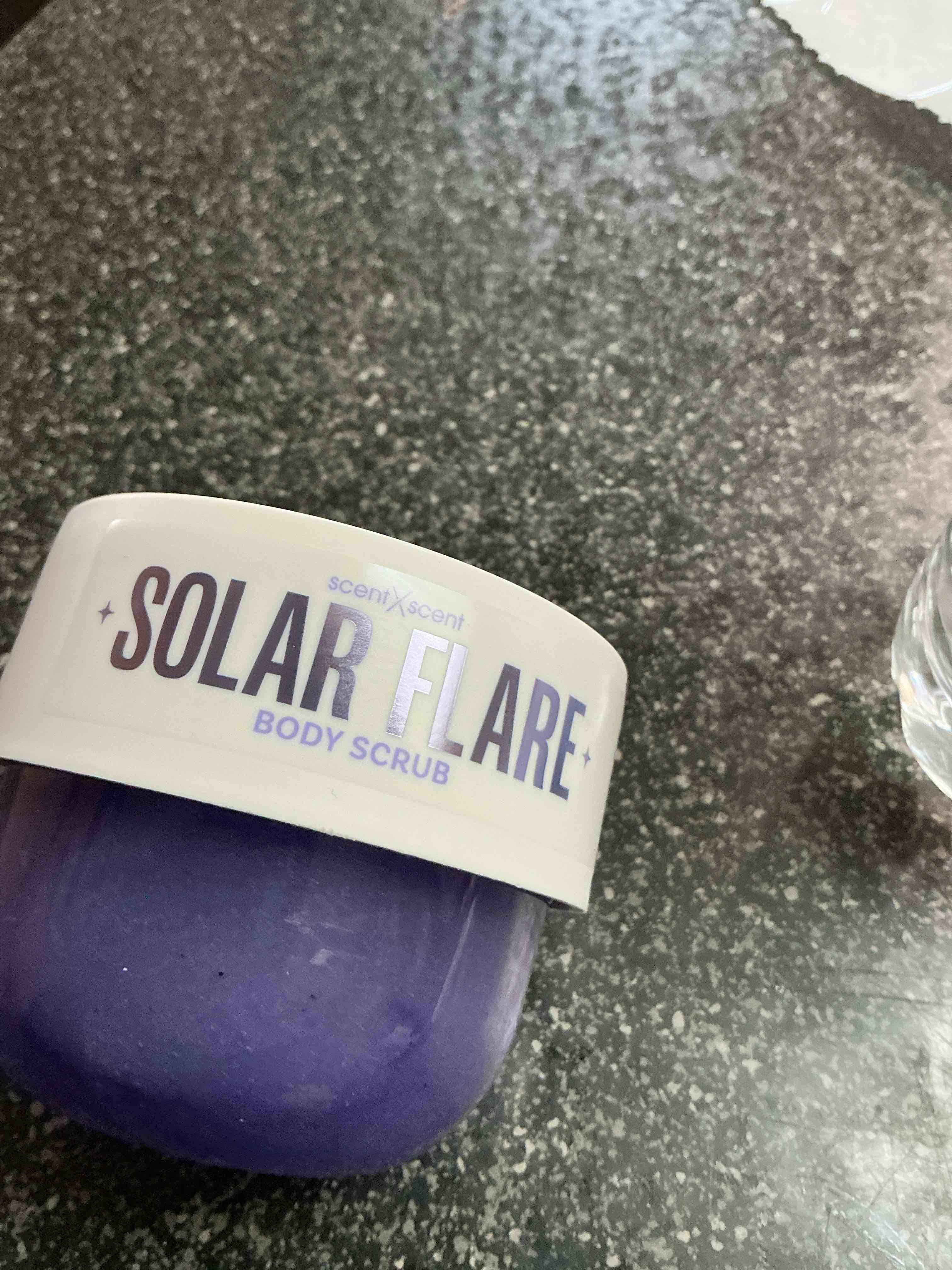 Condition photo showing New/Like New for Solar Flare Sun Bliss Body Scrub Shea Butter 13 OZ. 