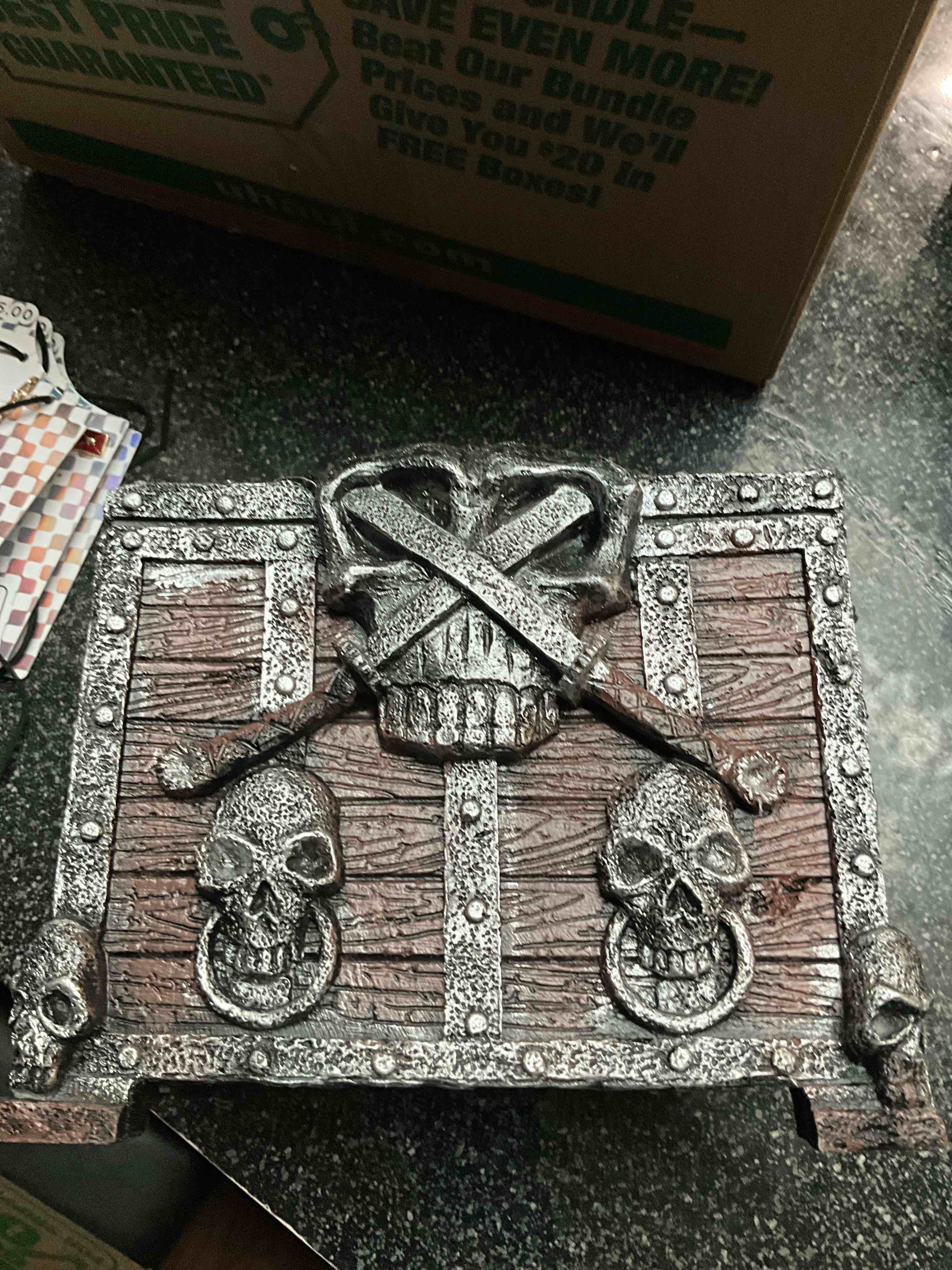 Condition photo showing New/Like New for Top Fin - Aquatic Decor - Fish Treasure Chest 