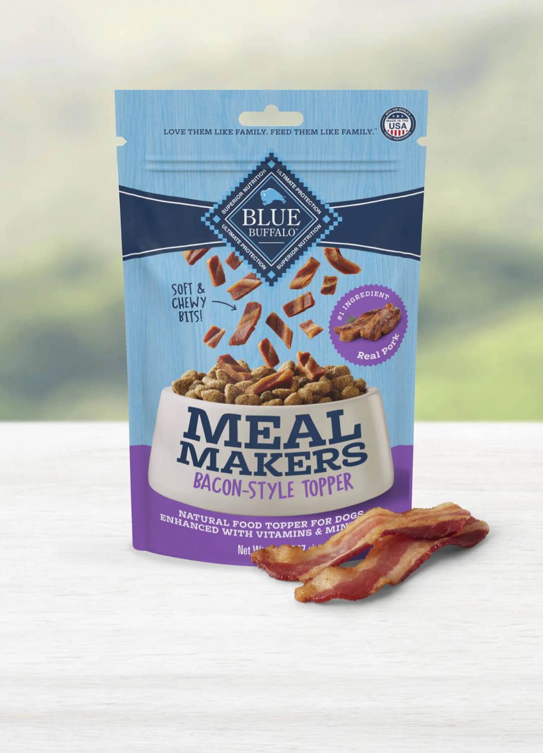 Blue Buffalo - Meal Makers - Bacon Style Topper 8 oz 