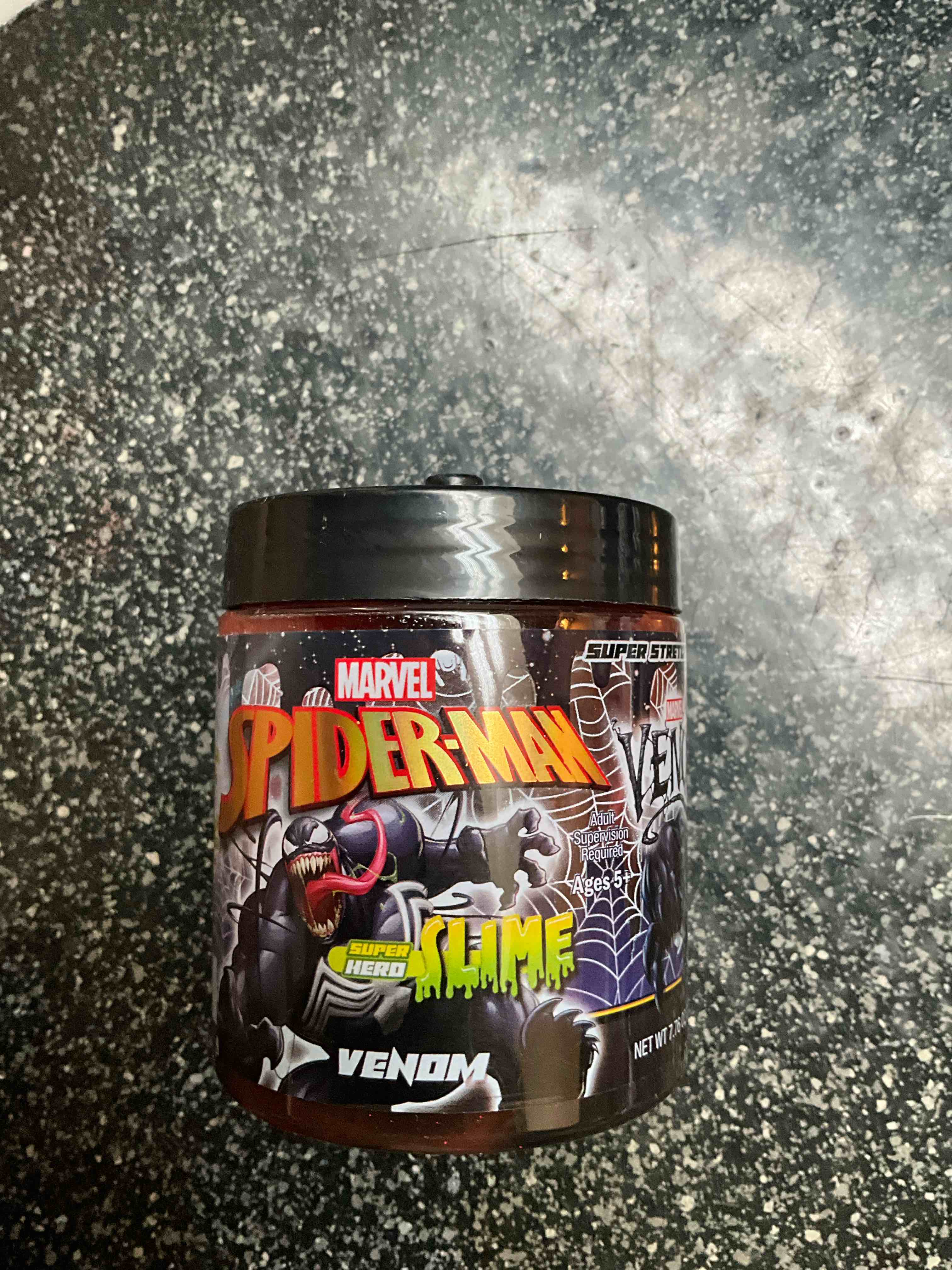 Condition photo showing New/Like New for Marvel - Spider-Man - Super Hero Slime Venom - 7.76 oz 