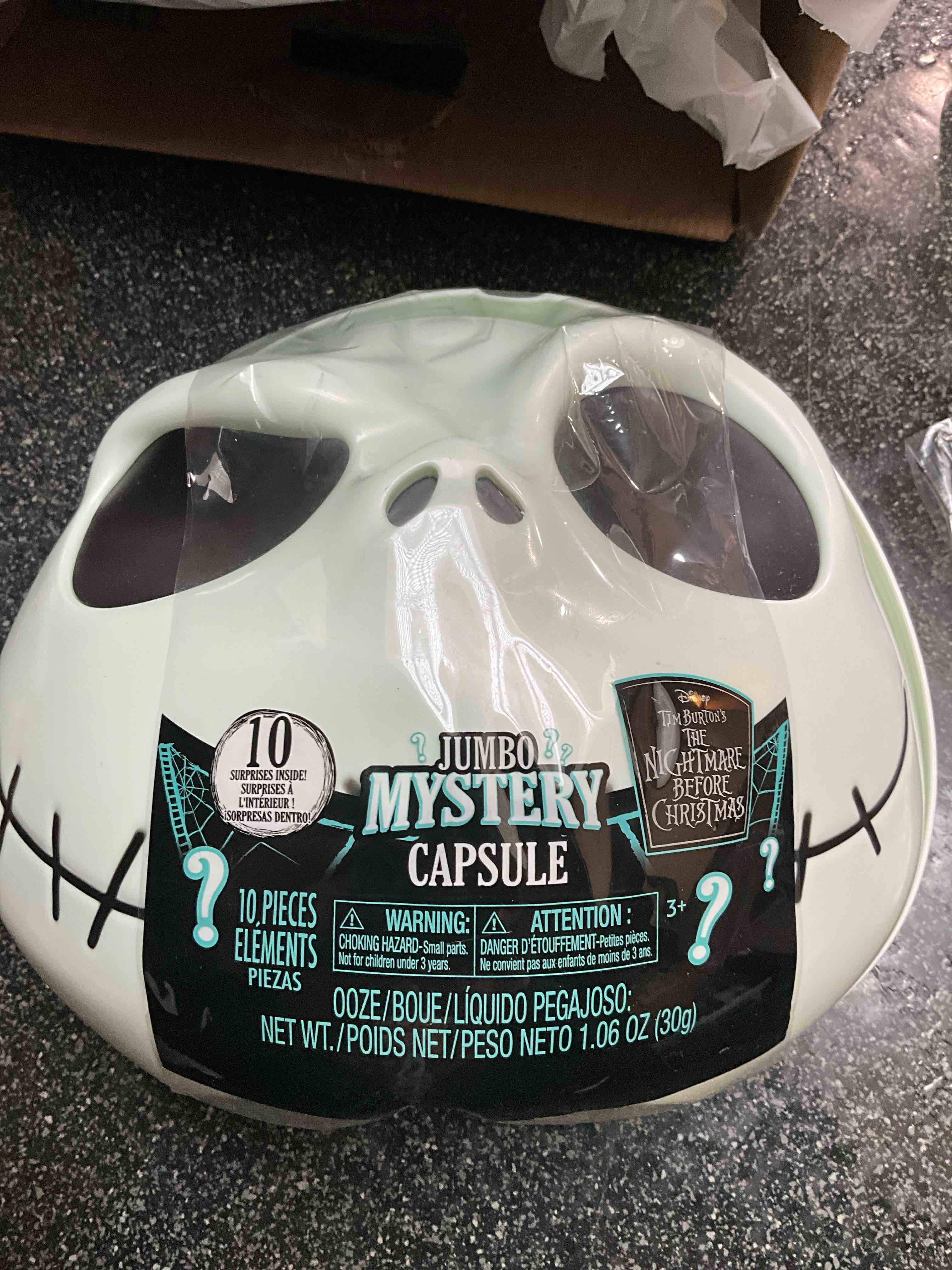 Condition photo showing New/Like New for Disney - Tim Burton’s The Nightmare Before Christmas - Jumbo Mystery Capsule  