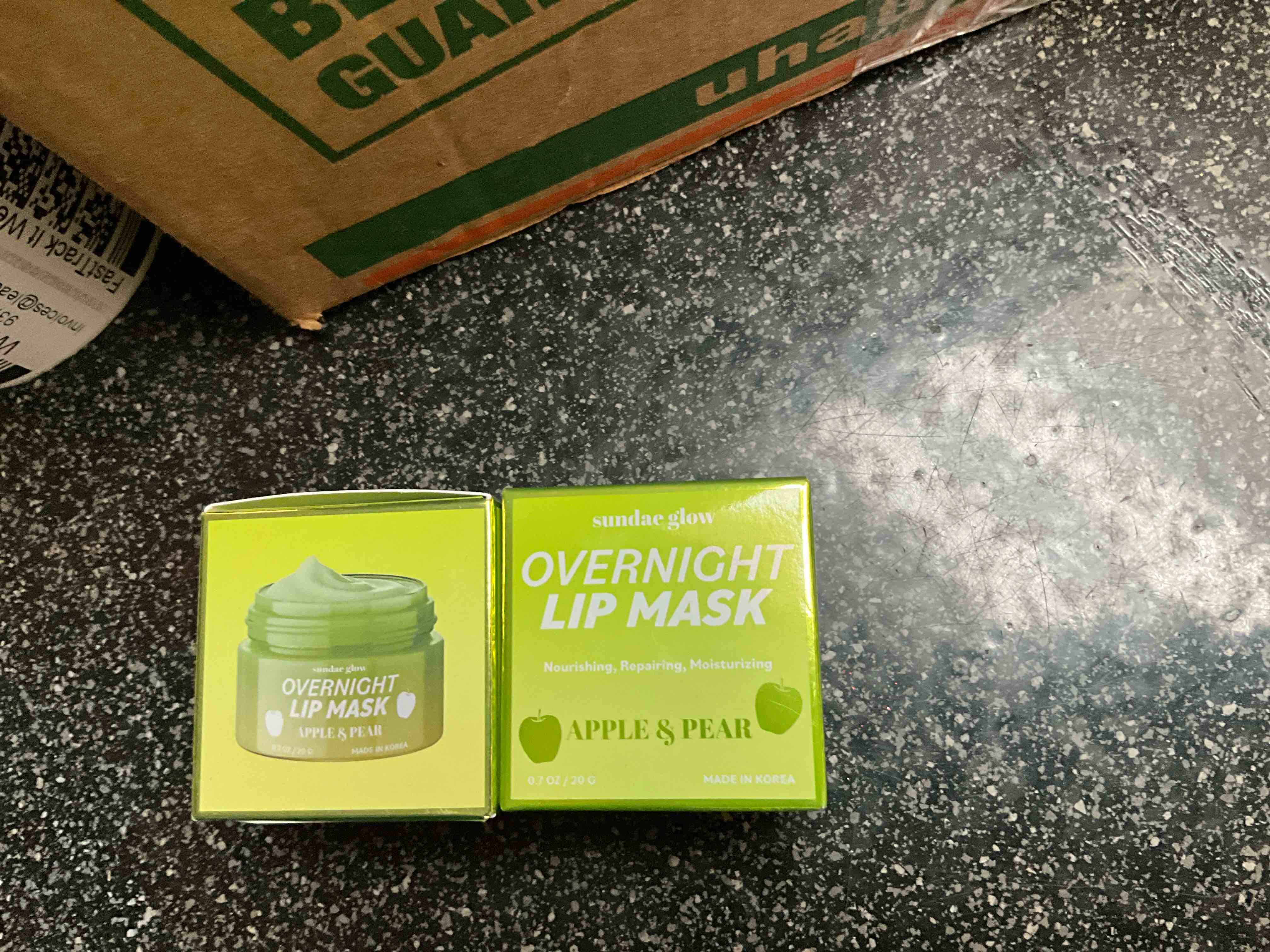 Condition photo showing New/Like New for Sundae Glow - Overnight Lip Mask - Apple & Pear 