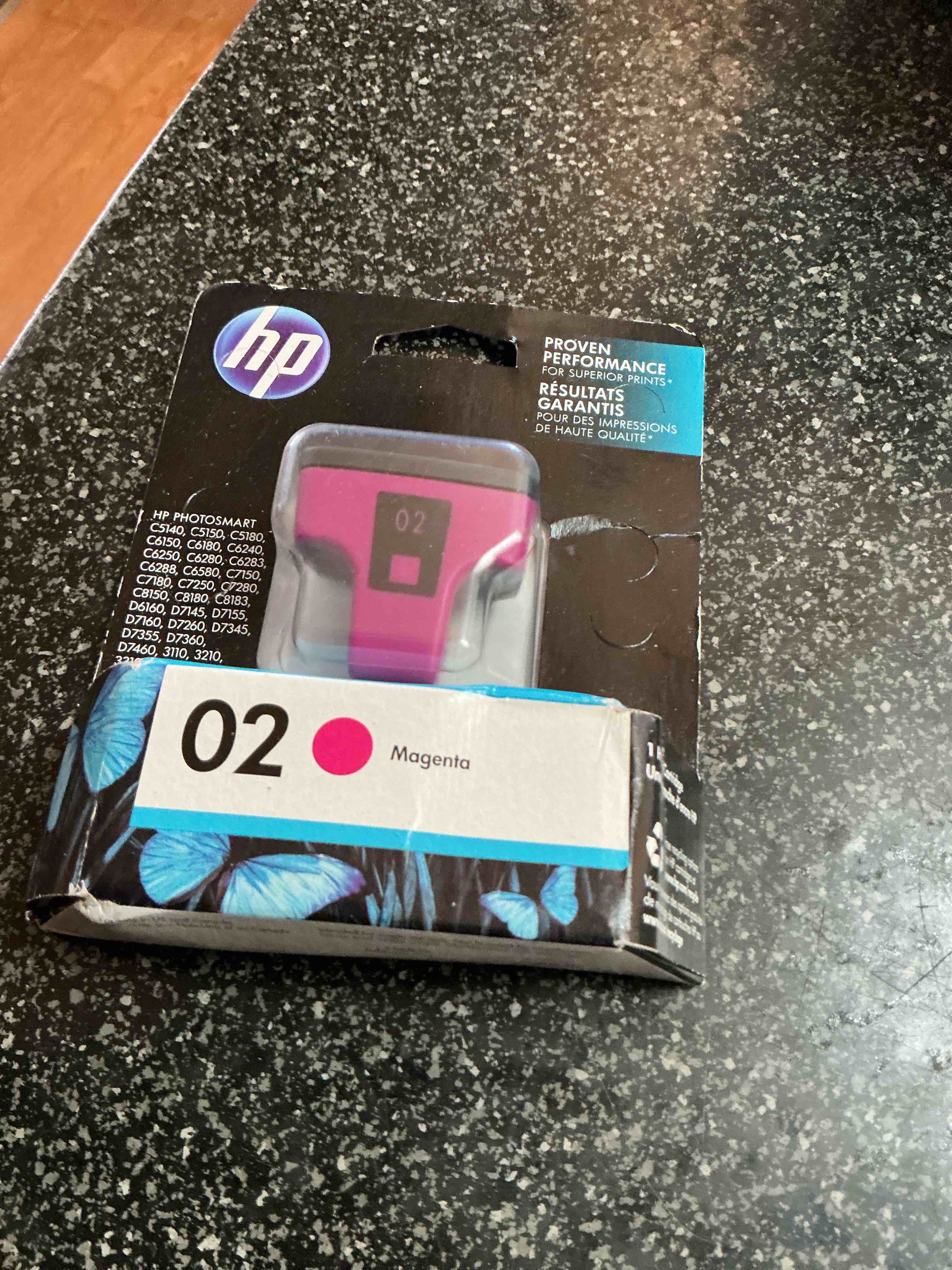 Condition photo showing New/Like New for HP Proven Performance 02 Magenta 