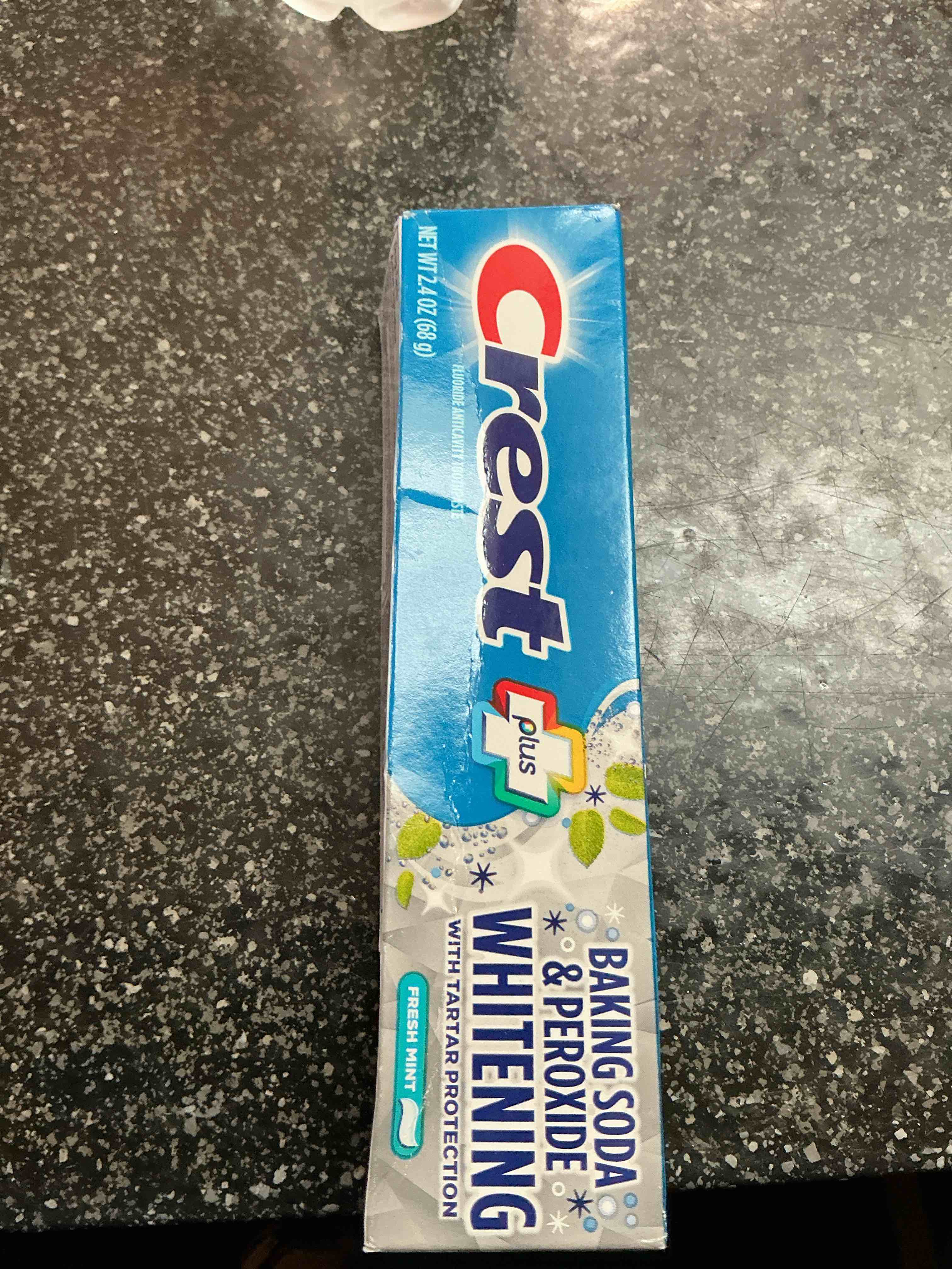 Condition photo showing New/Like New for Crest Baking Soda & Peroxide Whiting Tooth Paste 2.4 OZ.
