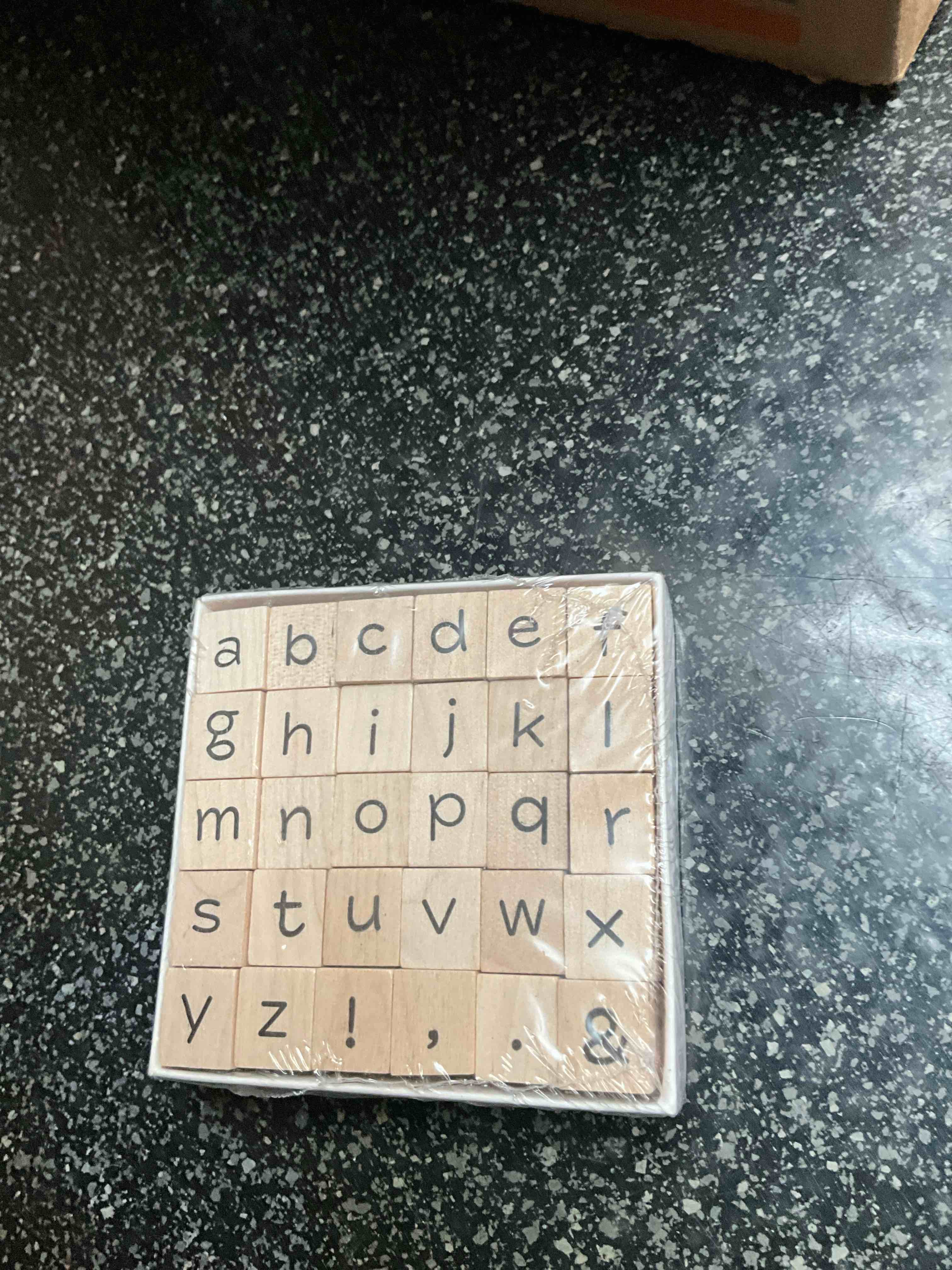 Condition photo showing New/Like New for American Crafts - Alphabet Wooden Blocks - 30 count 