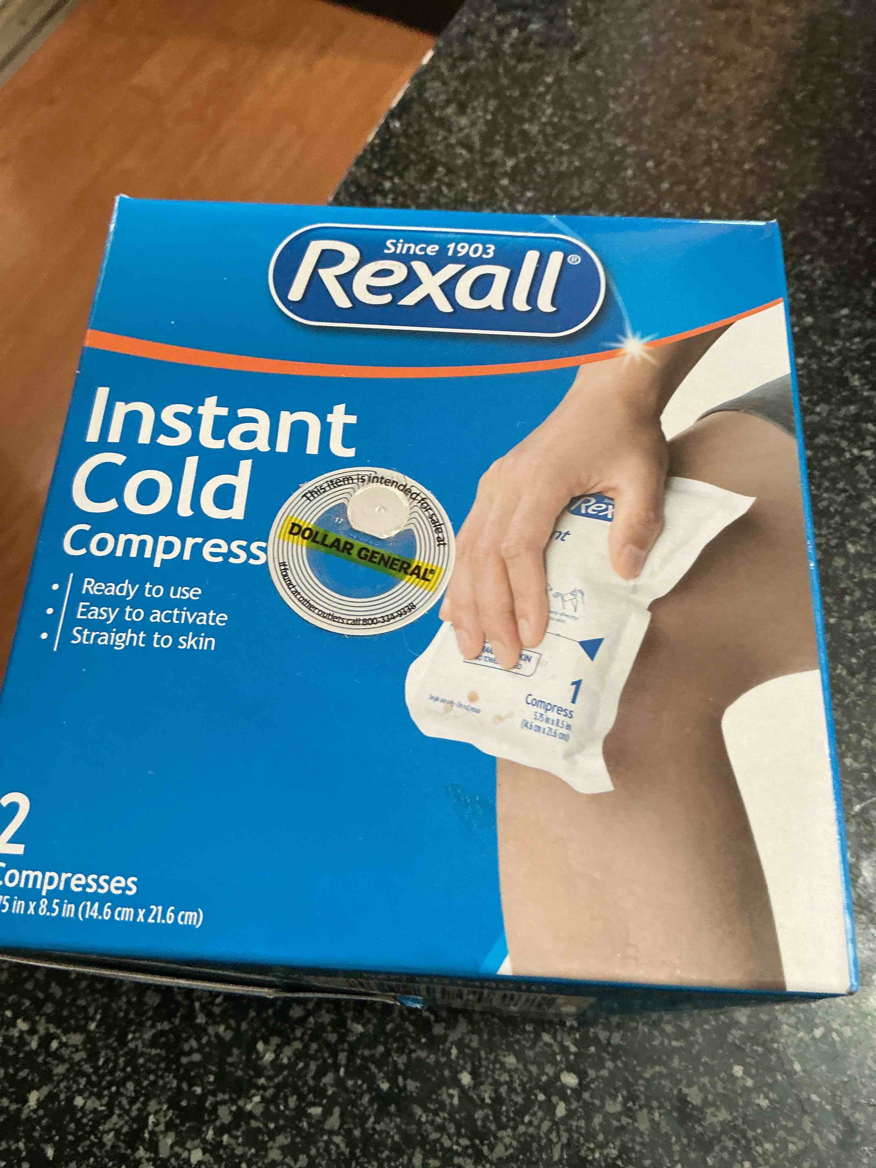 Condition photo showing New/Like New for Rexall Instant Cold Compress 2 count