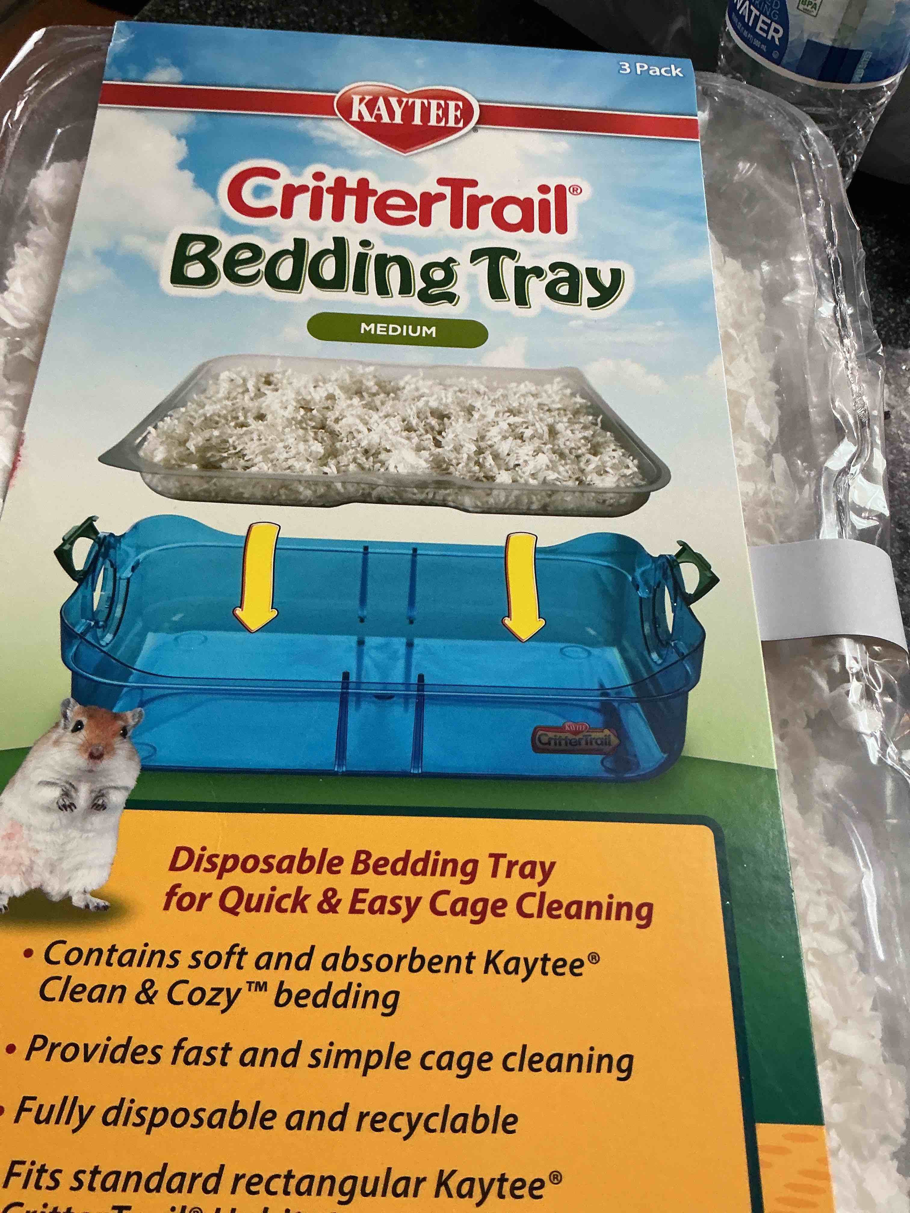 Condition photo showing New/Like New for Kaytee Crittertrail Bedding Tray 3 Count