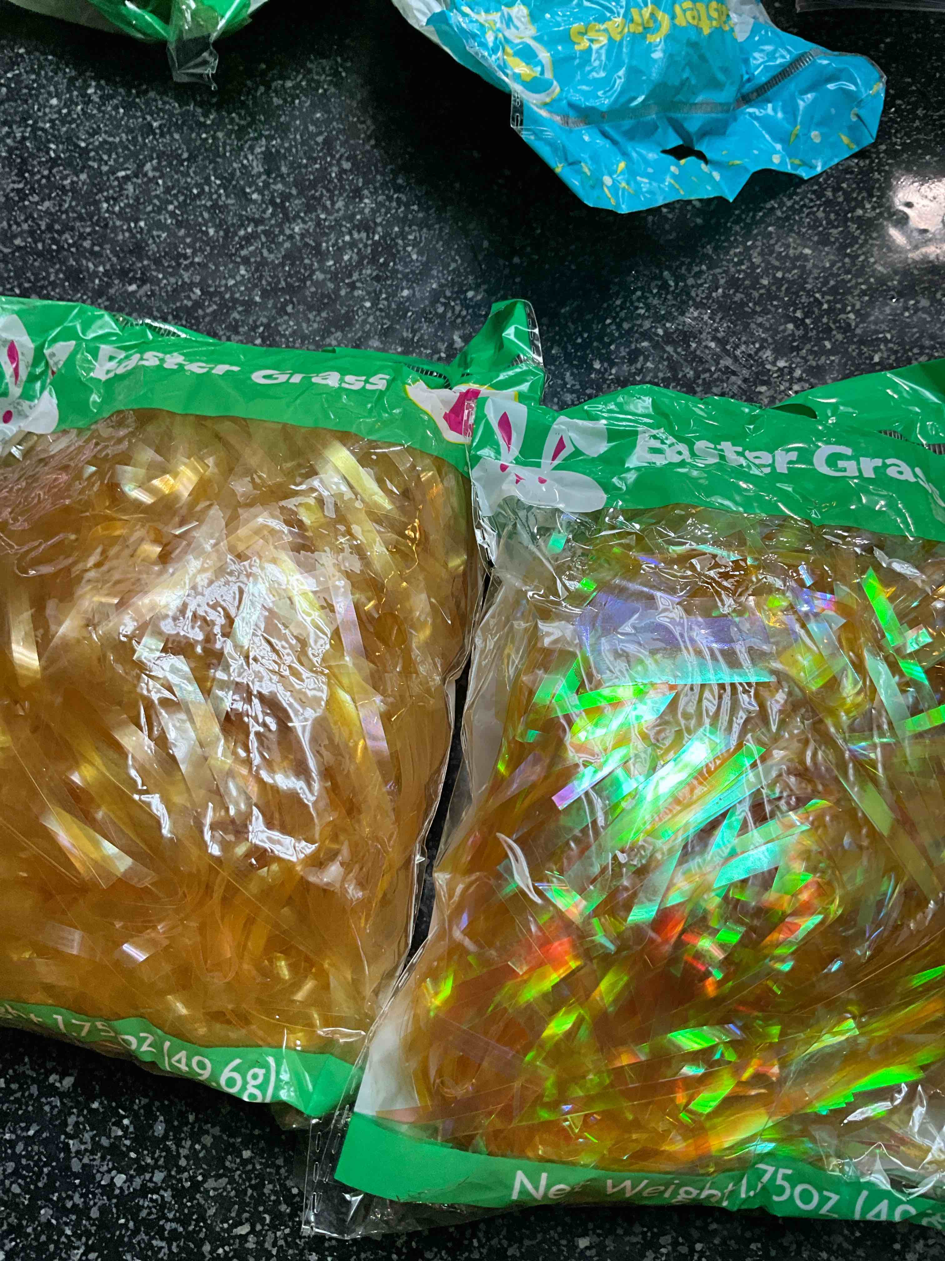 Condition photo showing New/Like New for Easter Basket Grass - Yellow 