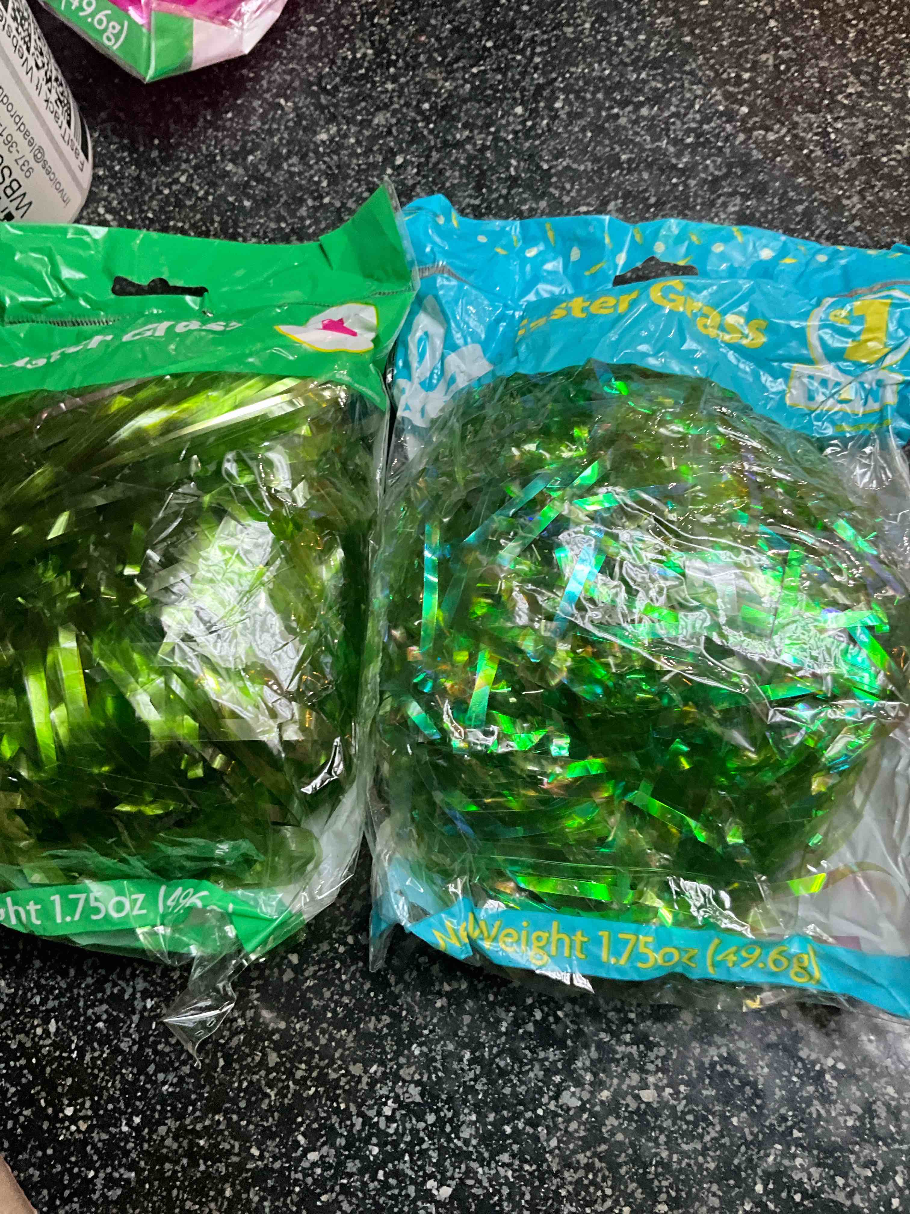 Condition photo showing New/Like New for Easter Basket Grass - Green 