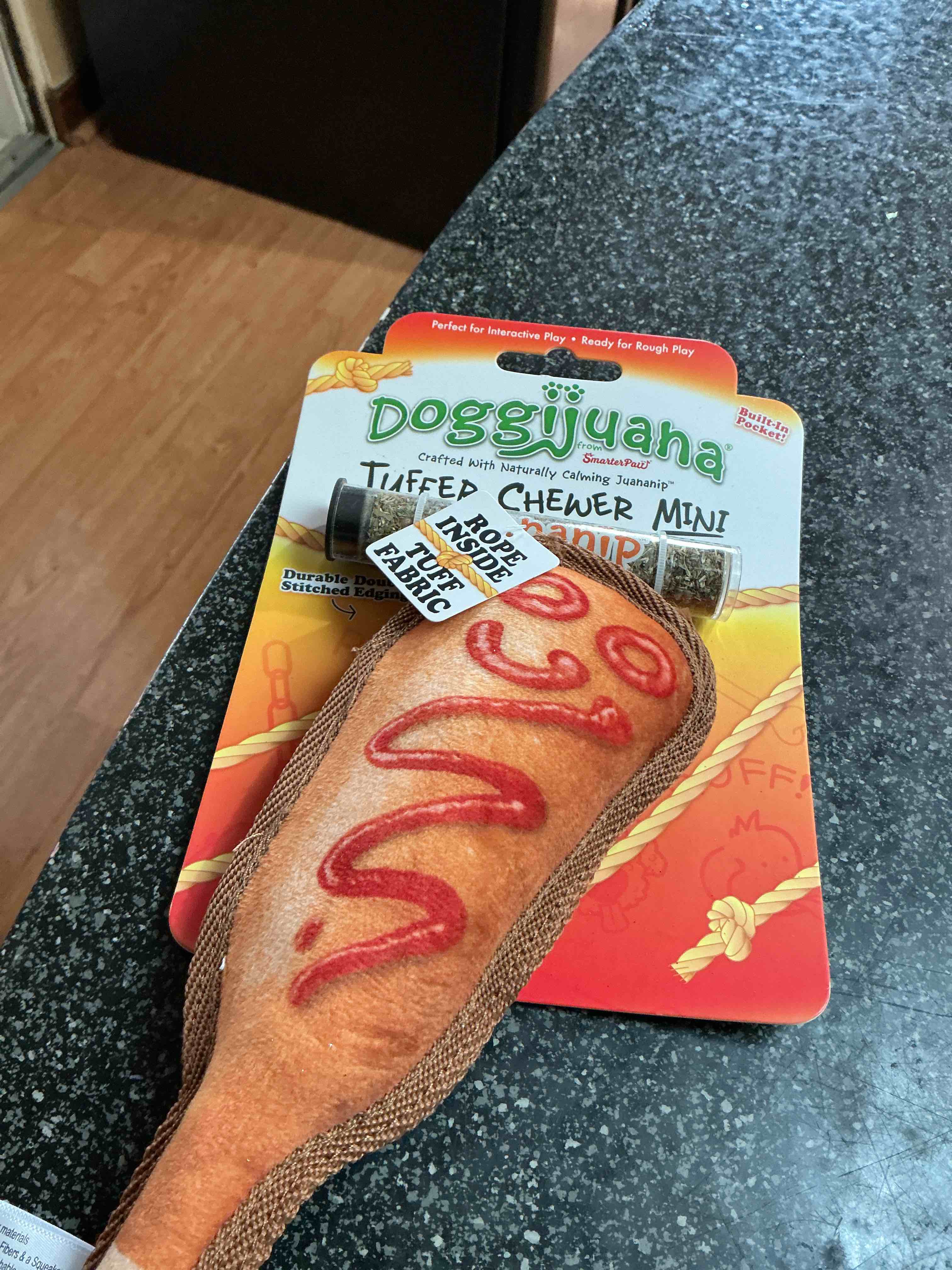 Condition photo showing New/Like New for Doggijuaha Tuffer Chewer Mini Built In Rope 