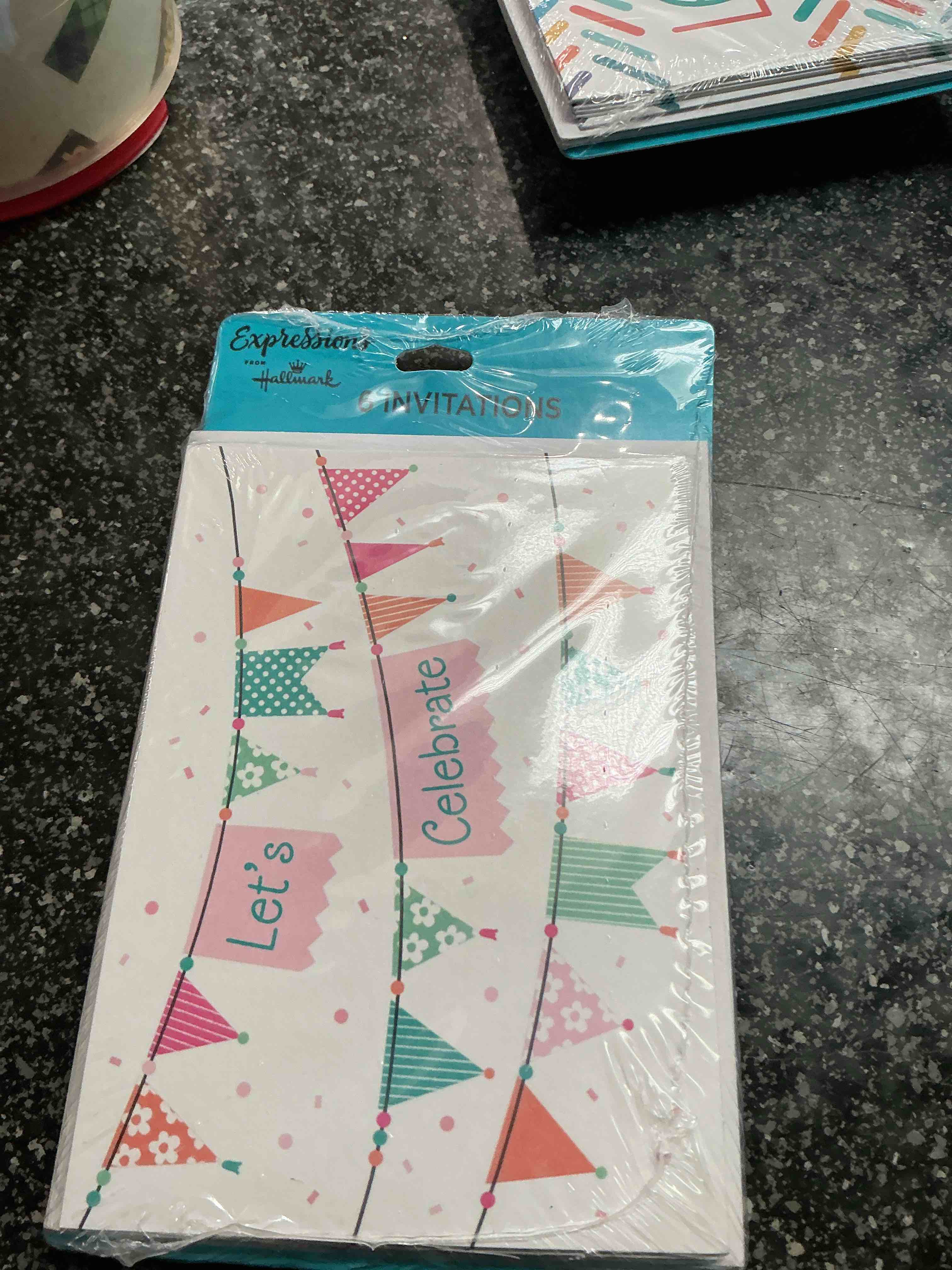 Condition photo showing New/Like New for Expression By Hallmark 6 Invitation Cards 