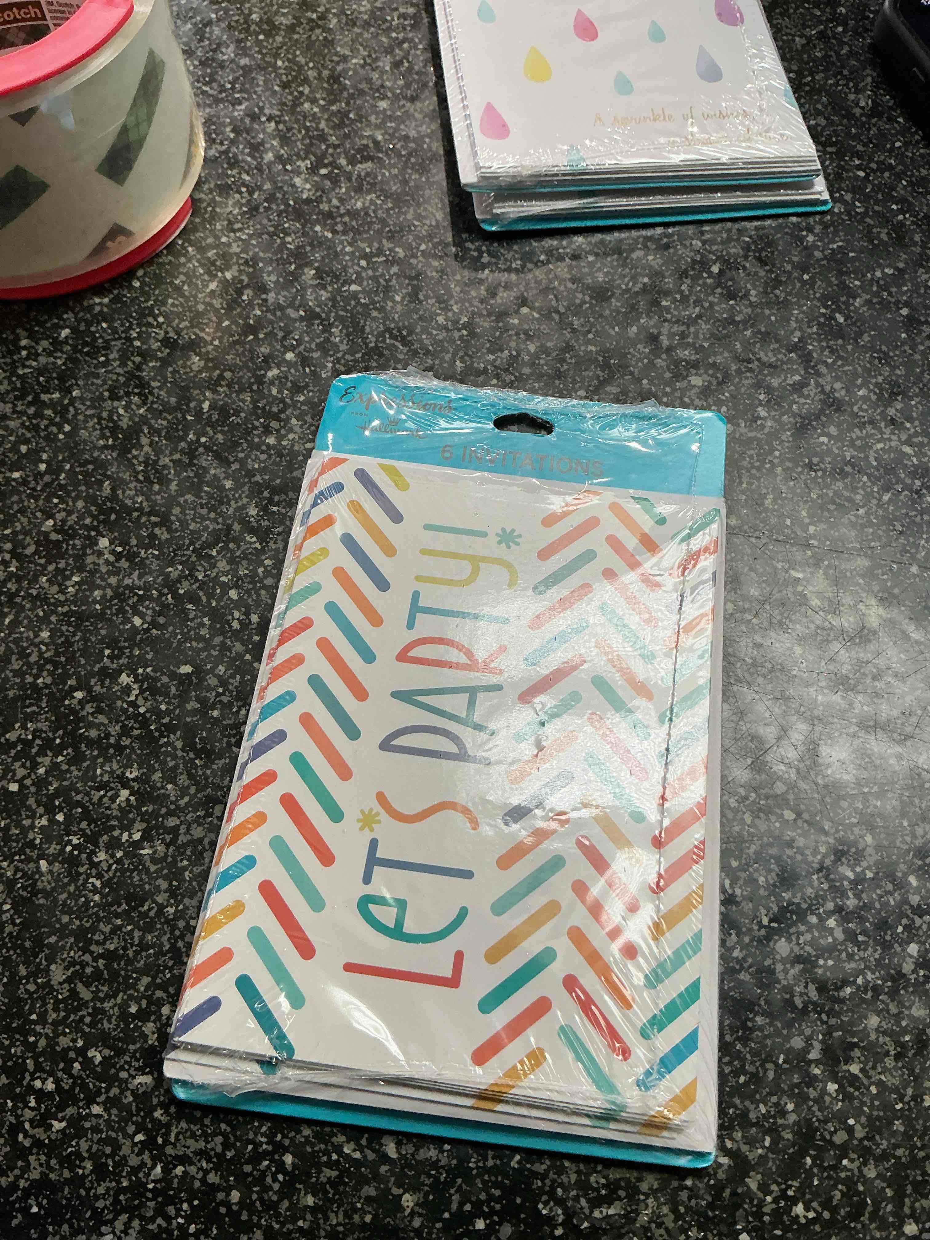 Condition photo showing New/Like New for Expression By Hallmark 6 Invitation Cards 