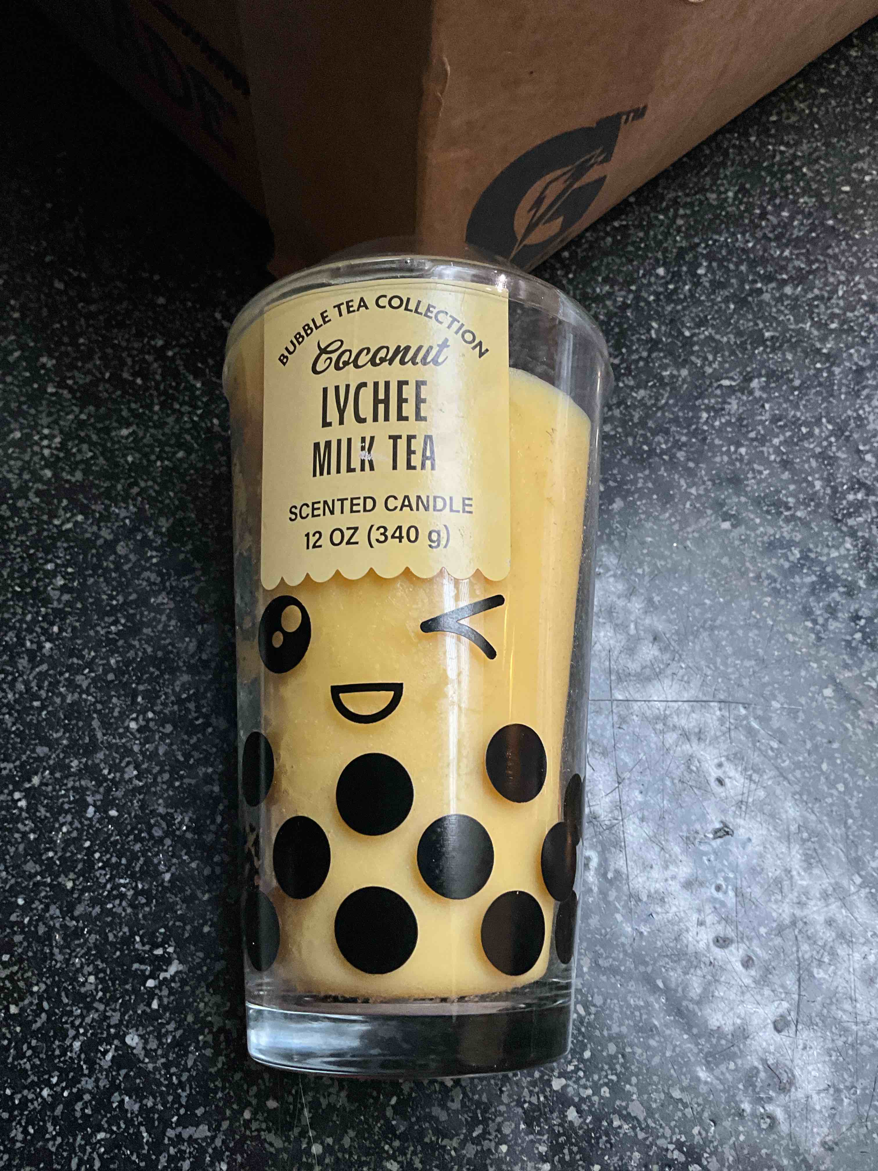 Condition photo showing New/Like New for Bubble Tea Collection - Coconut - Lychee Milk Tea - 12oz Scented Candle 