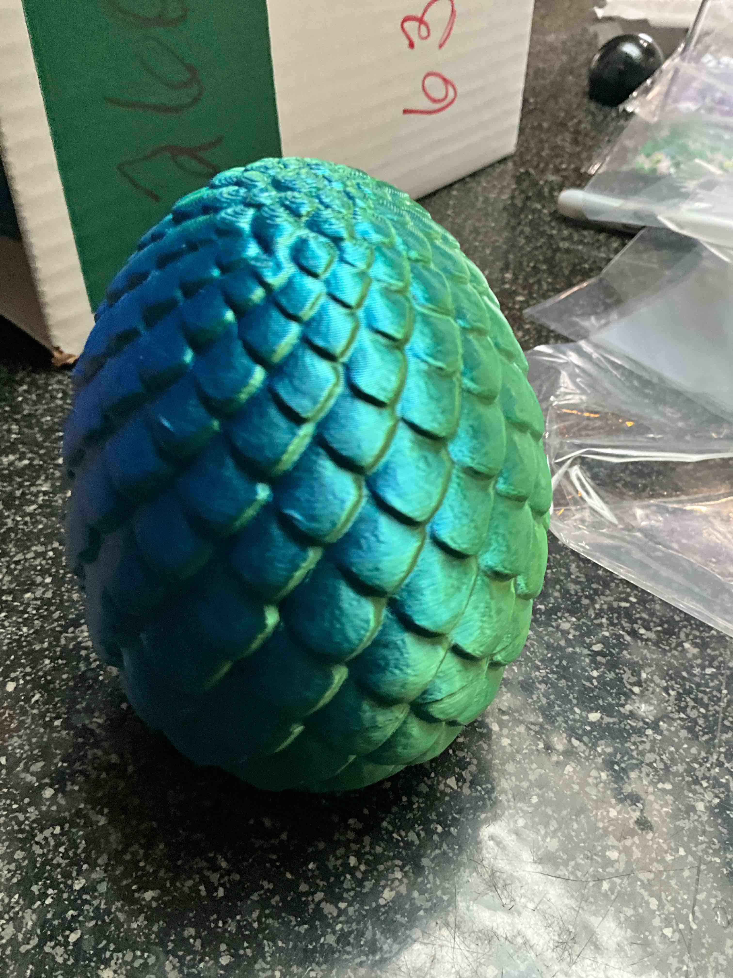 Condition photo showing New/Like New for 3D Printed Dragon Egg - with Surprise Inside 
