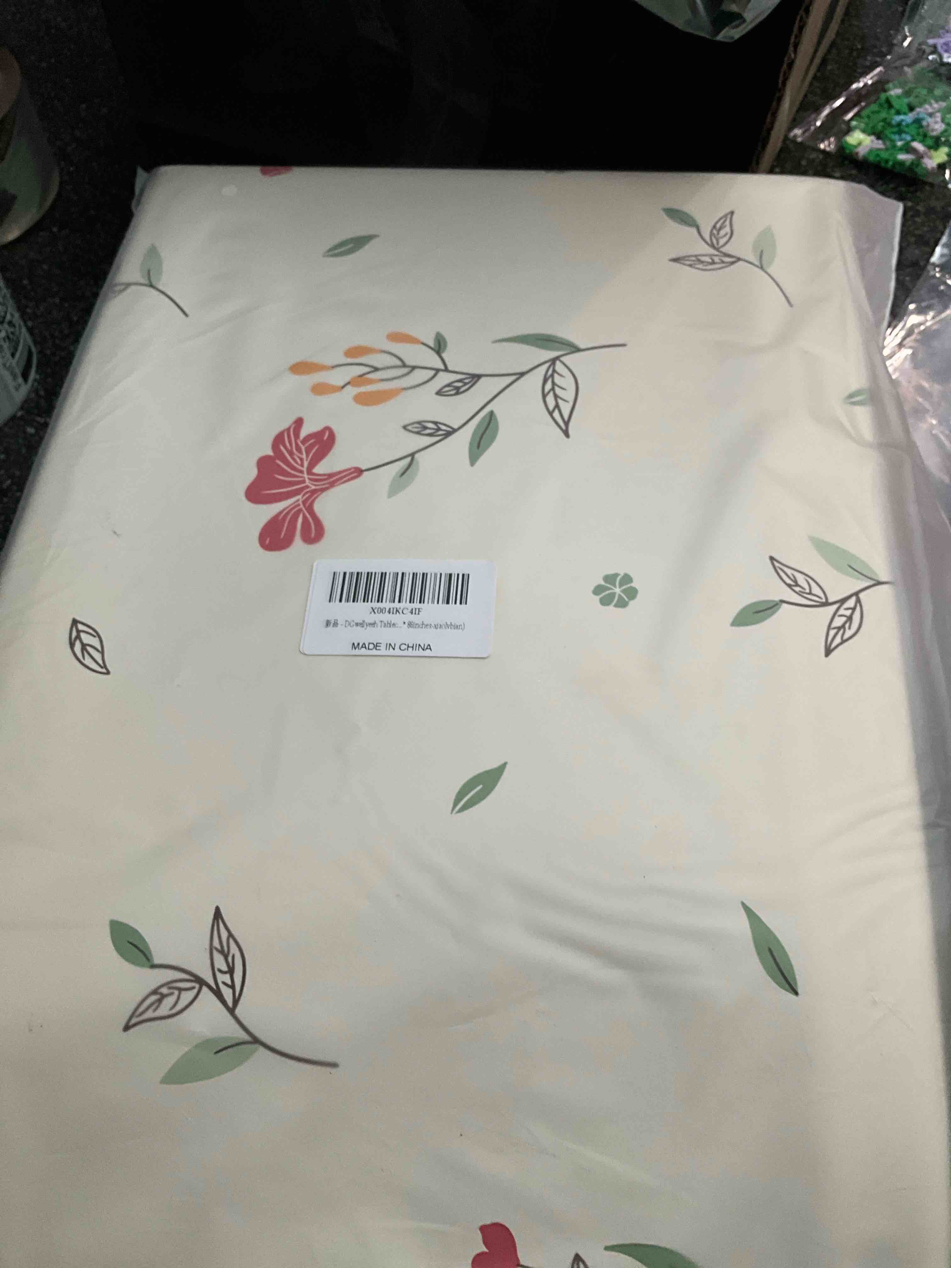 Condition photo showing New/Like New for 84 in - Spring Tablecloth 