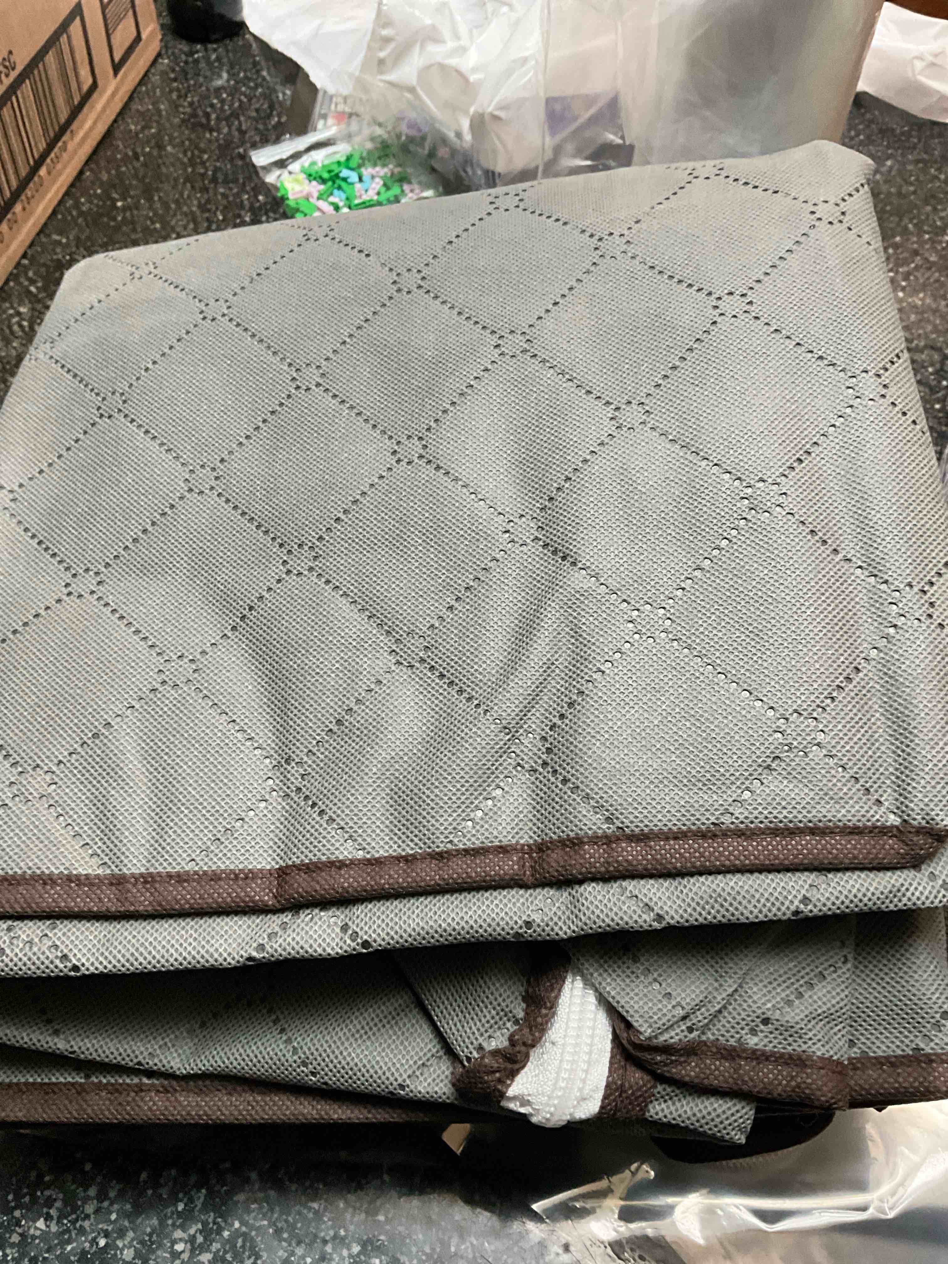 Condition photo showing New/Like New for Under The Bed Cloth Storage Boxes - 2 count 