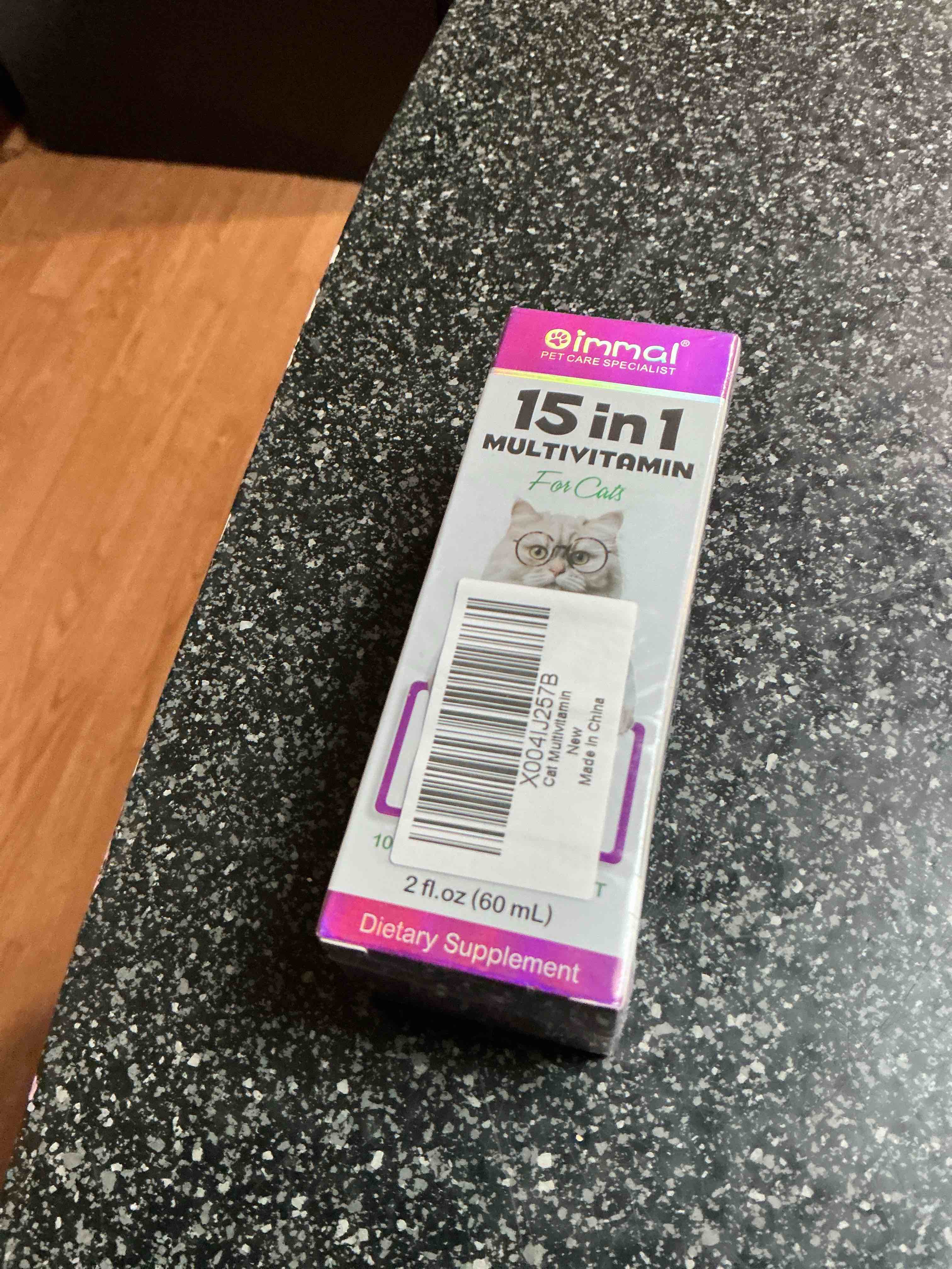 Condition photo showing New/Like New for Immal Pet Care Specialist 15 In 1 Multivitamin 2 FL. OZ. For Cat 