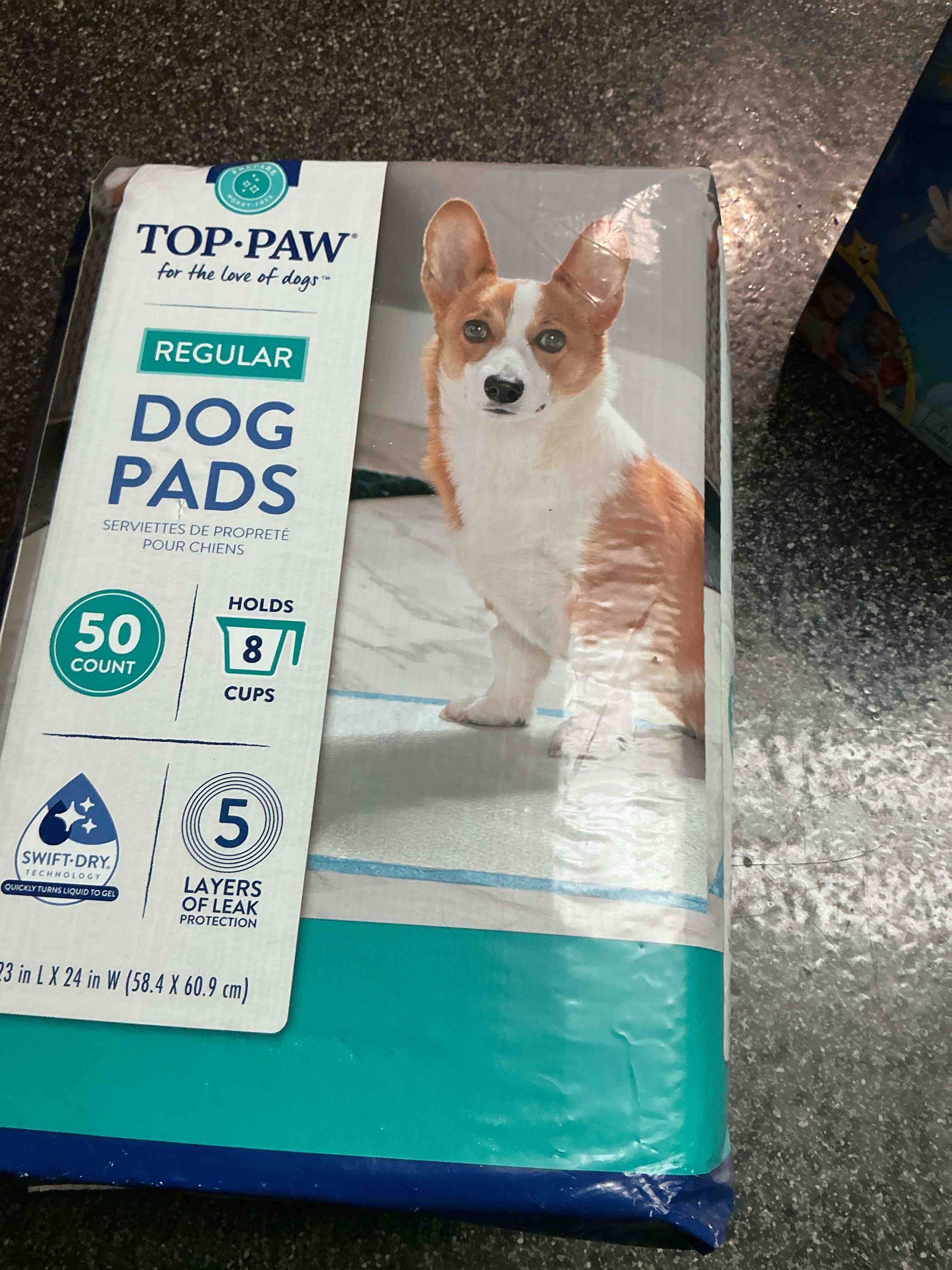 Condition photo showing New/Like New for Top - Pawn Regular Dog Pads 50 Count 23 “ X 24 “ 