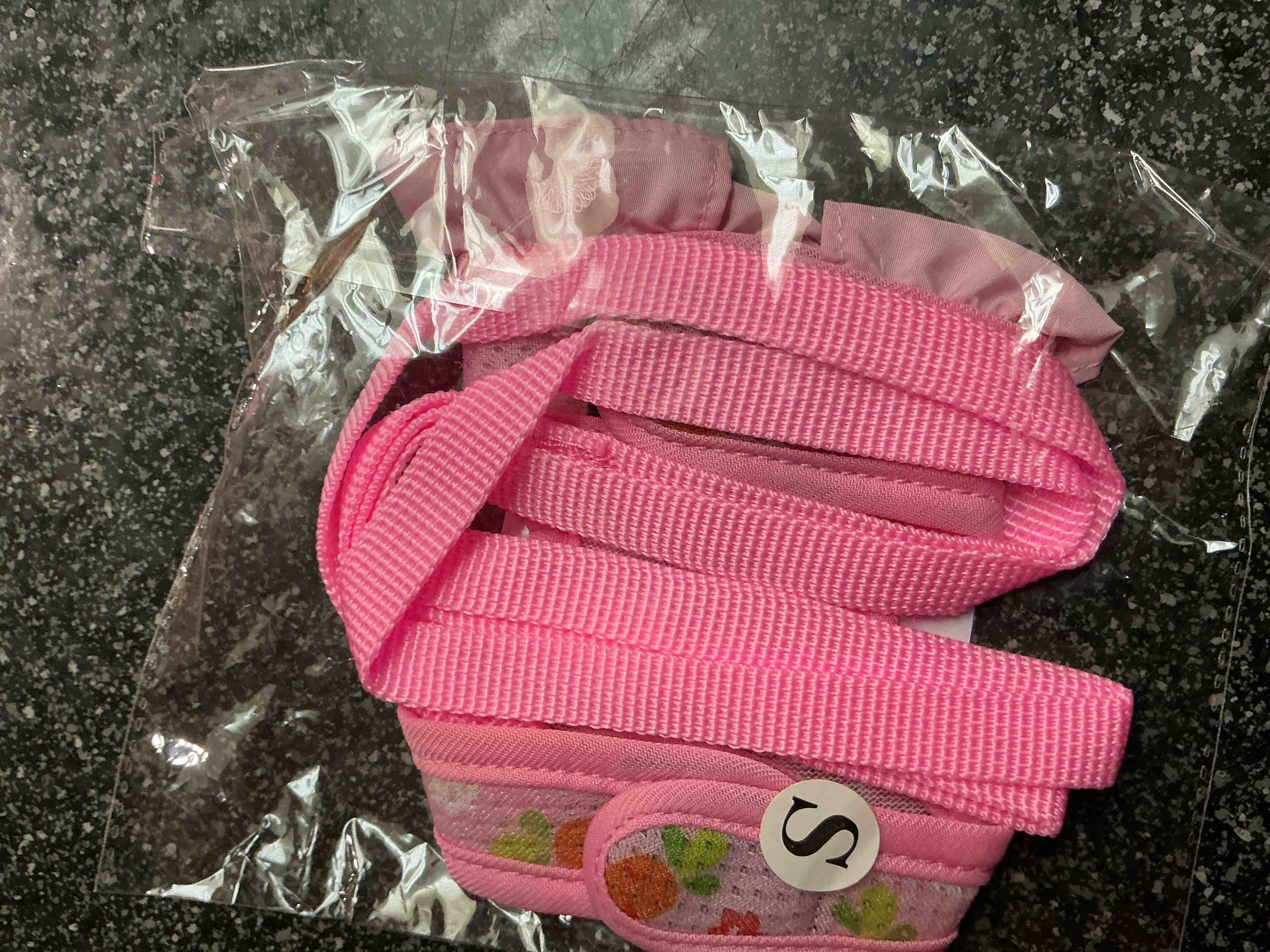 Condition photo showing New/Like New for Pink Dog Harness Size XS - S 