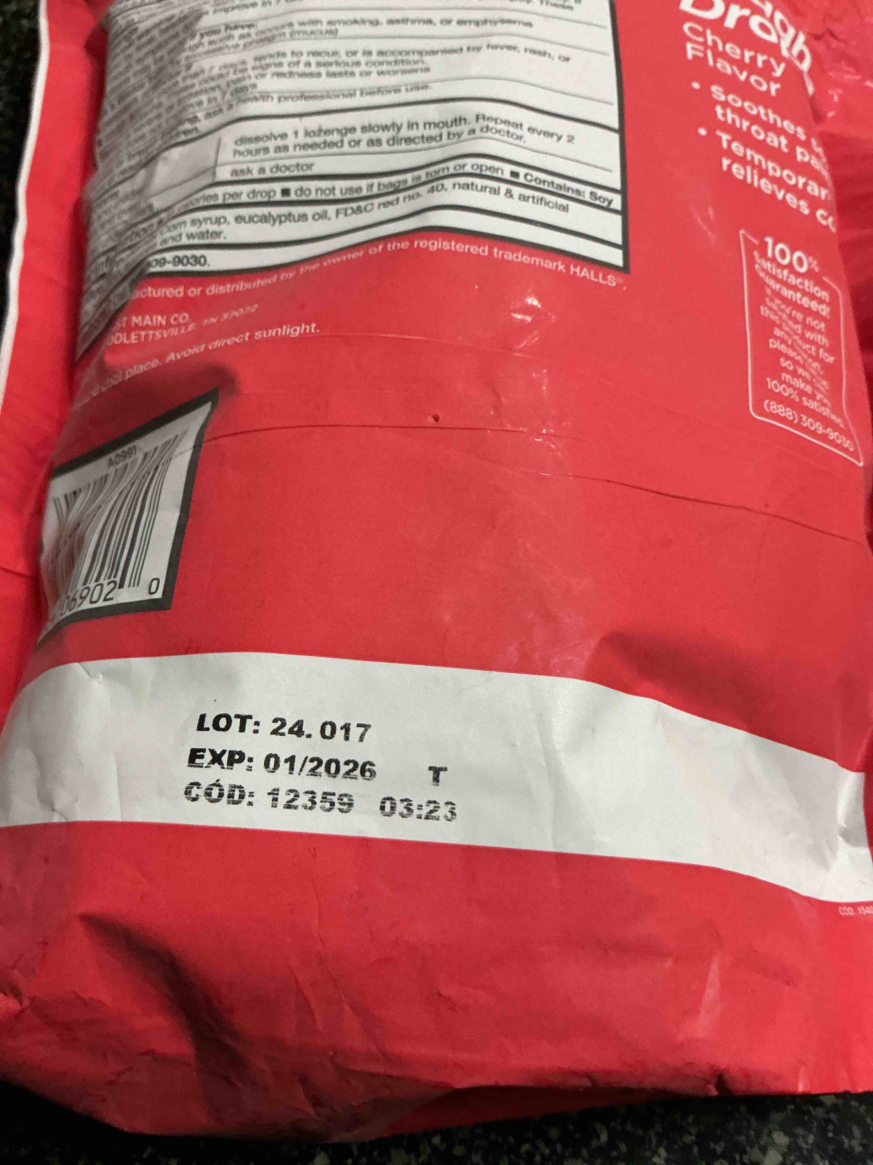 Condition photo showing As Is for DG Health Cough drops 200 Drops 