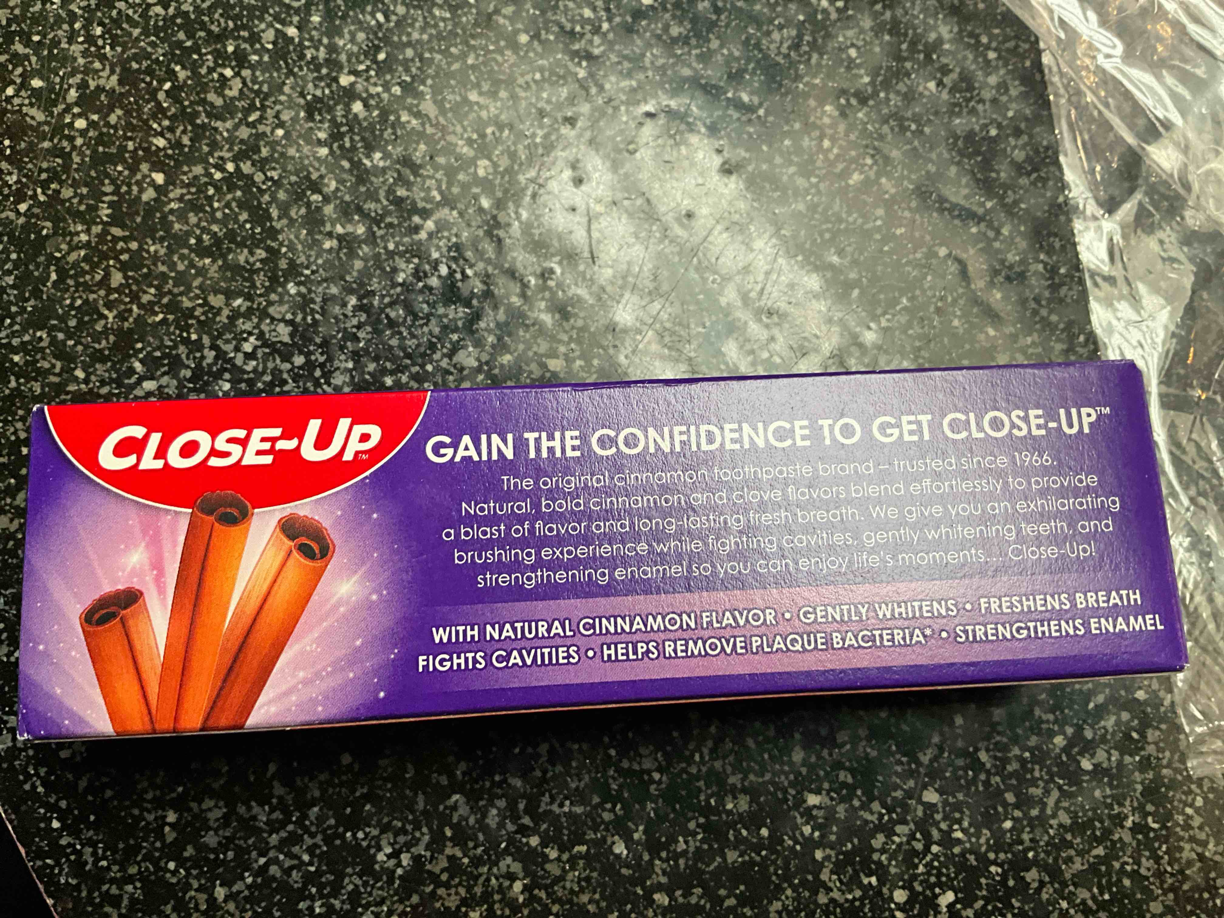 Condition photo showing As Is for Close-Up Fluoride Toothpaste, Freshening Red Gel 4 oz 