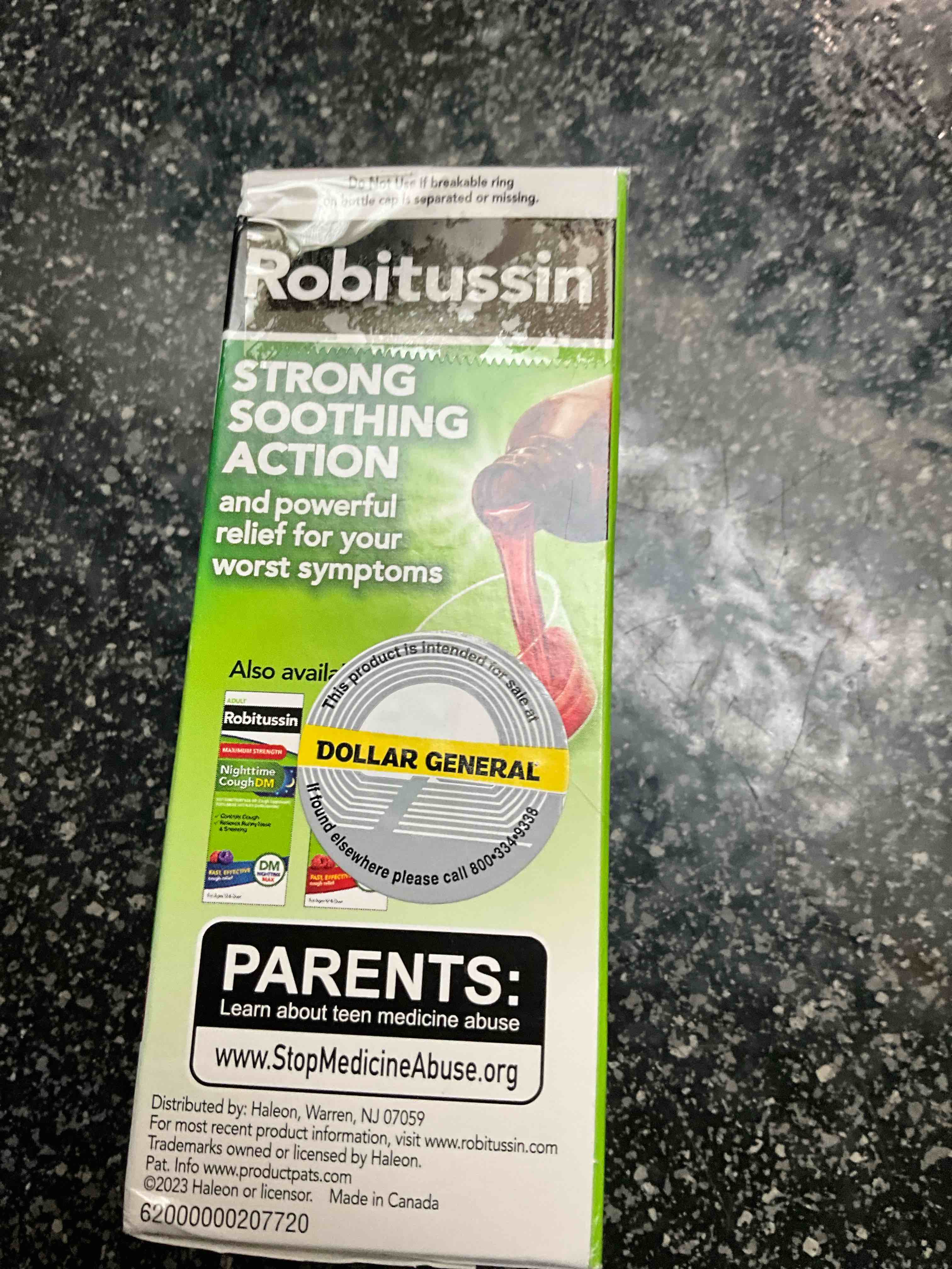 Condition photo showing As Is for Robitussin - Adult - New Formula - Maximum Strength - Severe Multi Symptom - 4 oz 