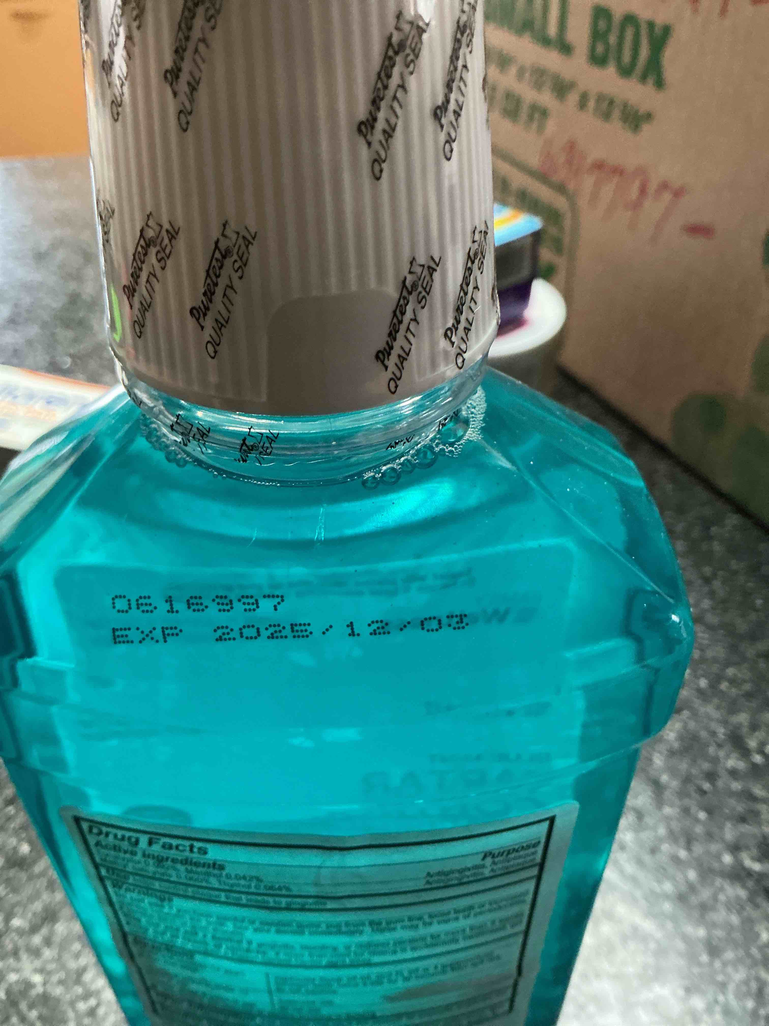 Condition photo showing As Is for Family Wellness Blue Mint Tarter Control 33.8 OZ. 