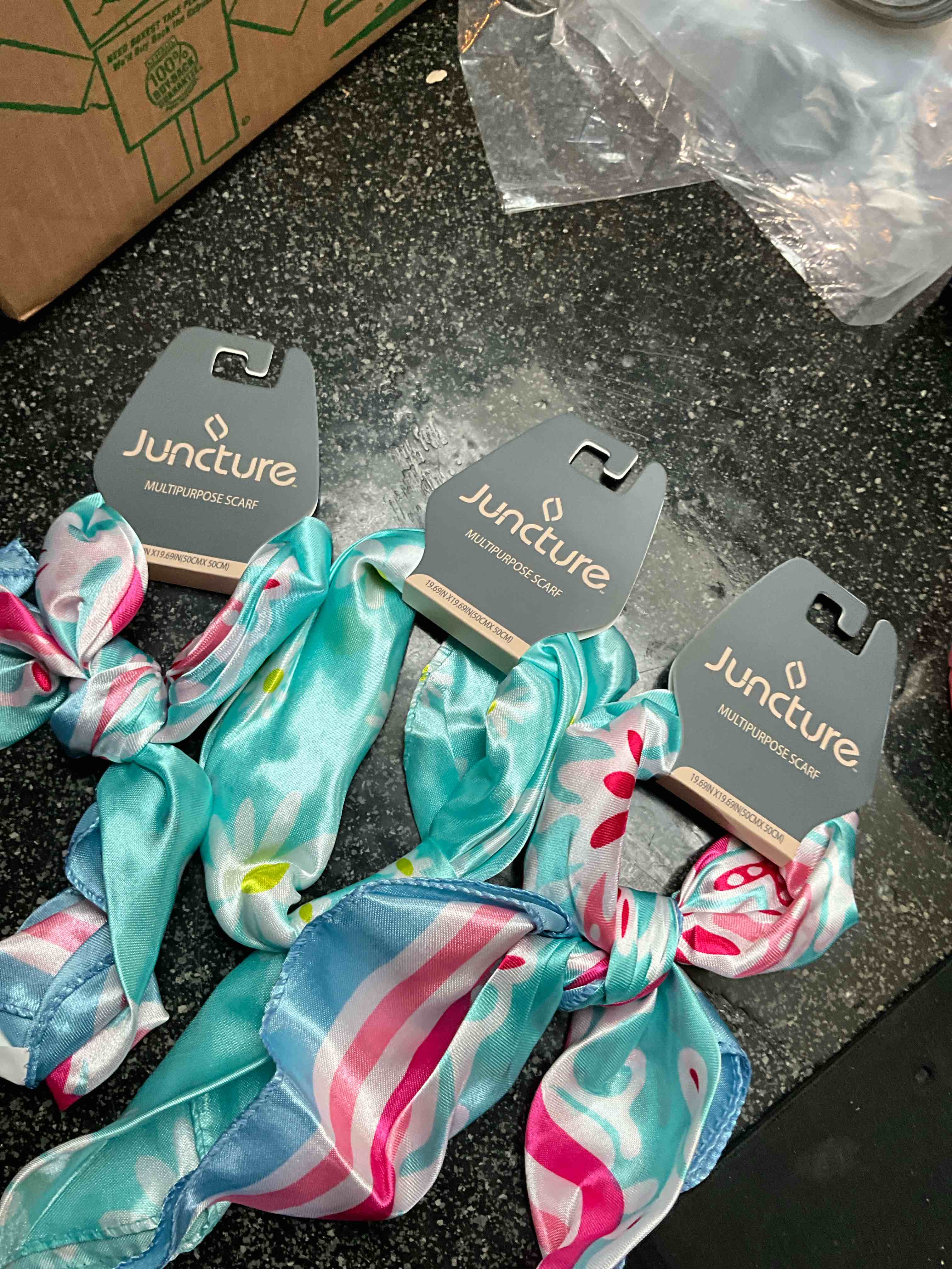 Condition photo showing New/Like New for Juncture - Multi Purpose Scarf - 19 x 19 