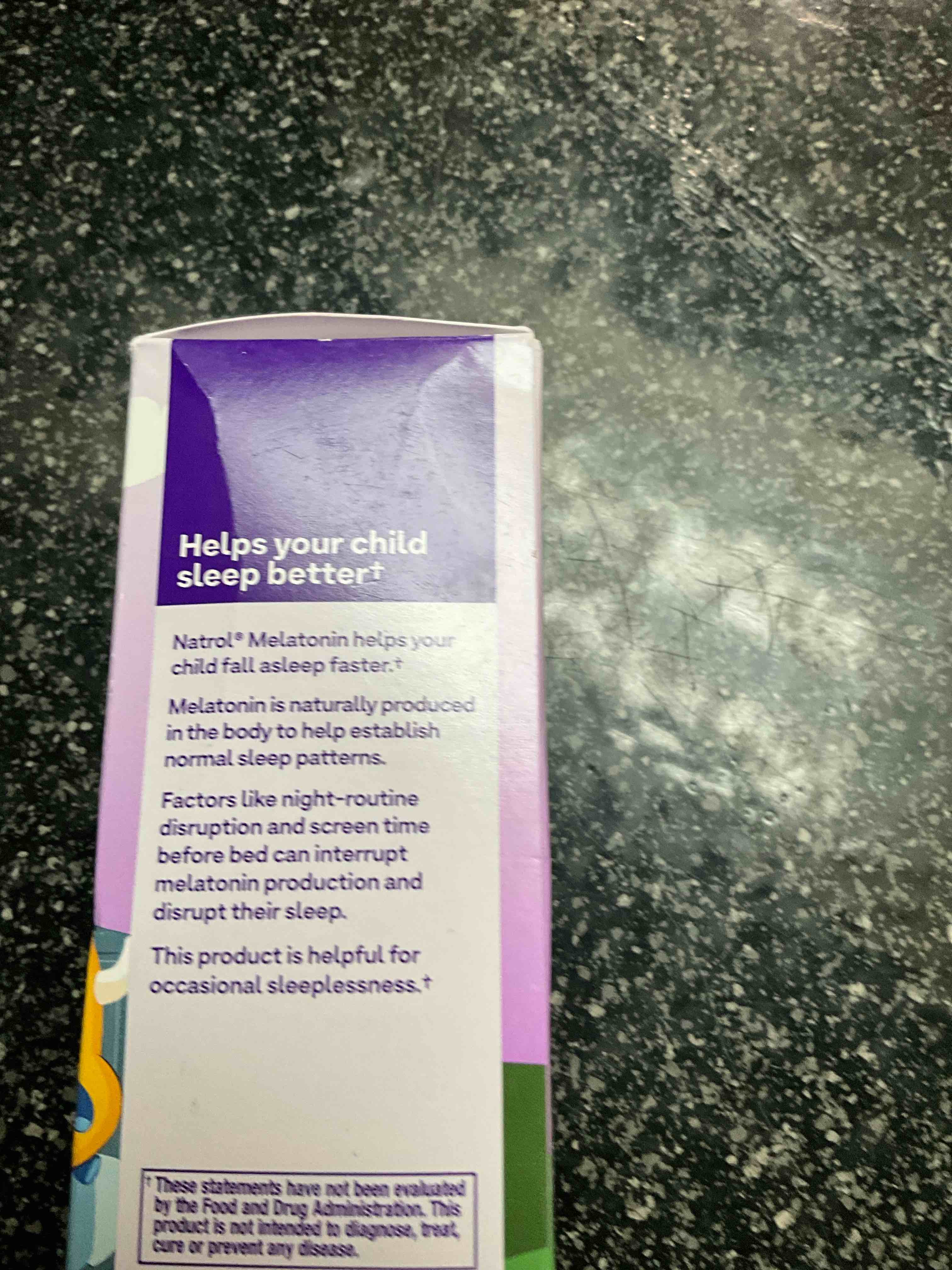 Condition photo showing As Is for Natrol Kids Fast Dissolve Melatonin 1 mg, Dietary Supplement for Restful Sleep, Sleep Tablets for Kids, 30 Strawberry-Flavored Melatonin Tablets, 30 Day Supply