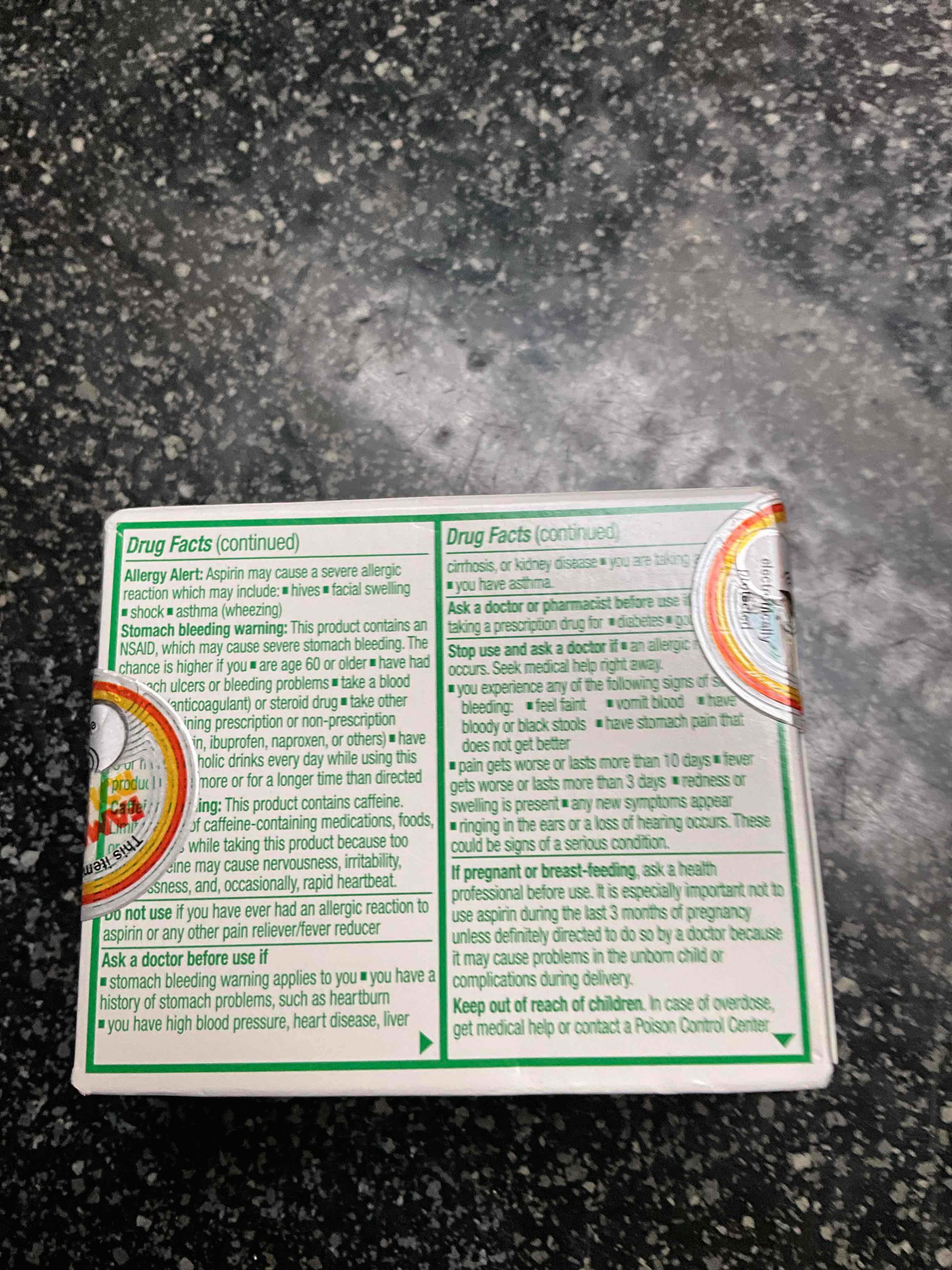 Condition photo showing As Is for BC Powder Arthritis Pain Reliever, Aspirin Dissolve Packs, 24 Count Powder Packets