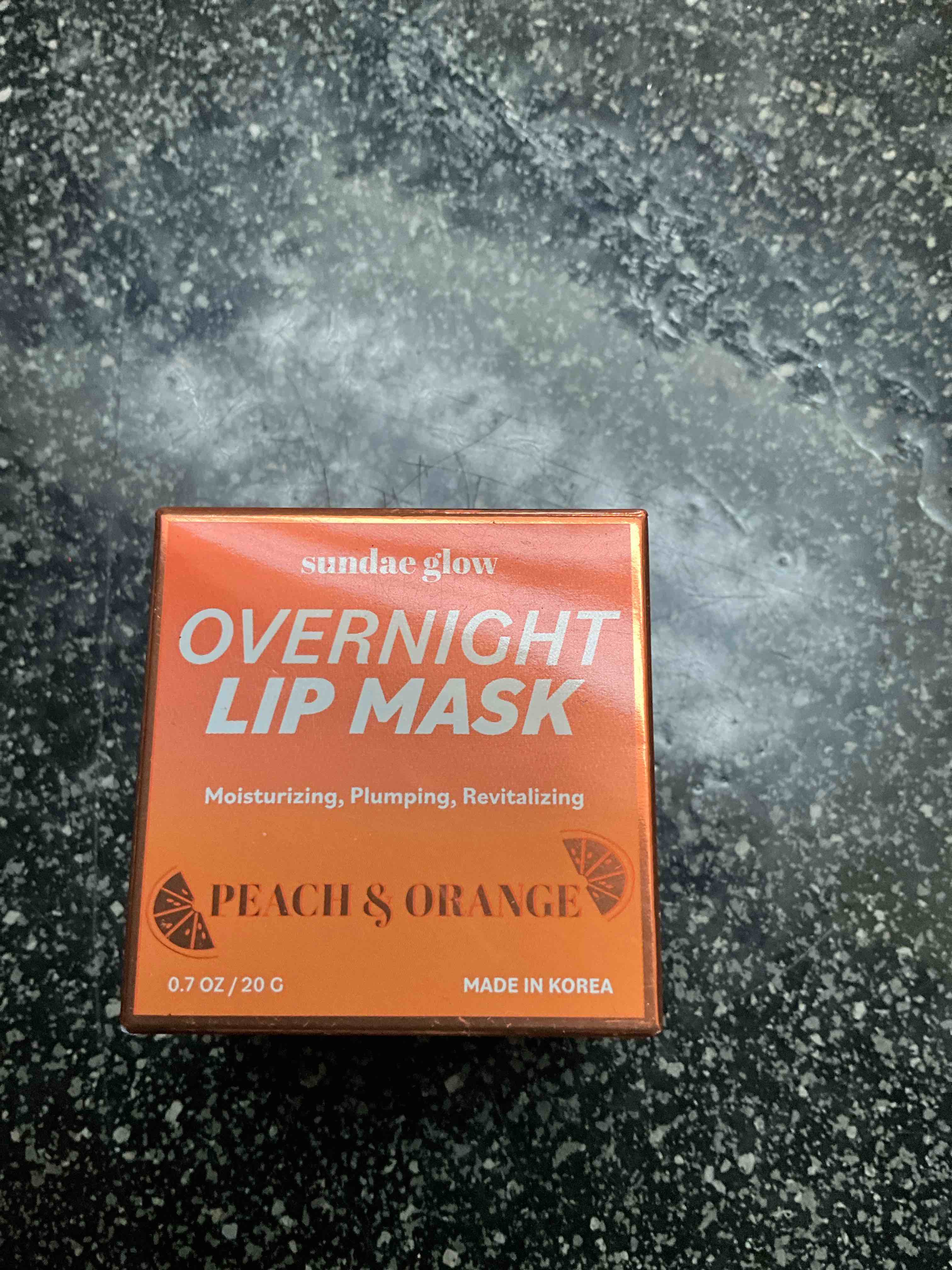 Sundae Glow - Overnight Lip Mask - Peach & Orange - .7 oz  