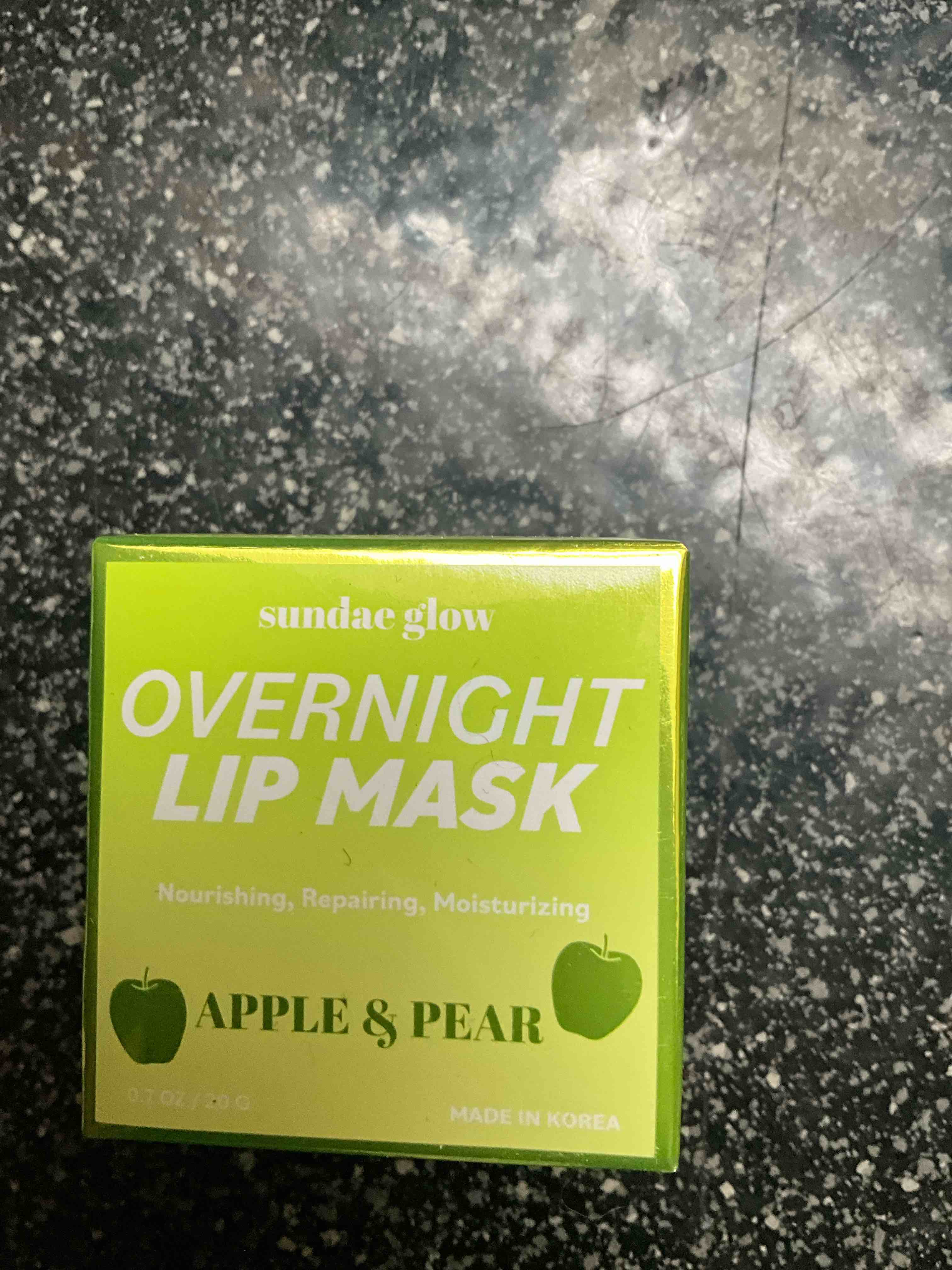Sundae  Glow - Overnight Lip Mask - Apple & Pear .7 oz 