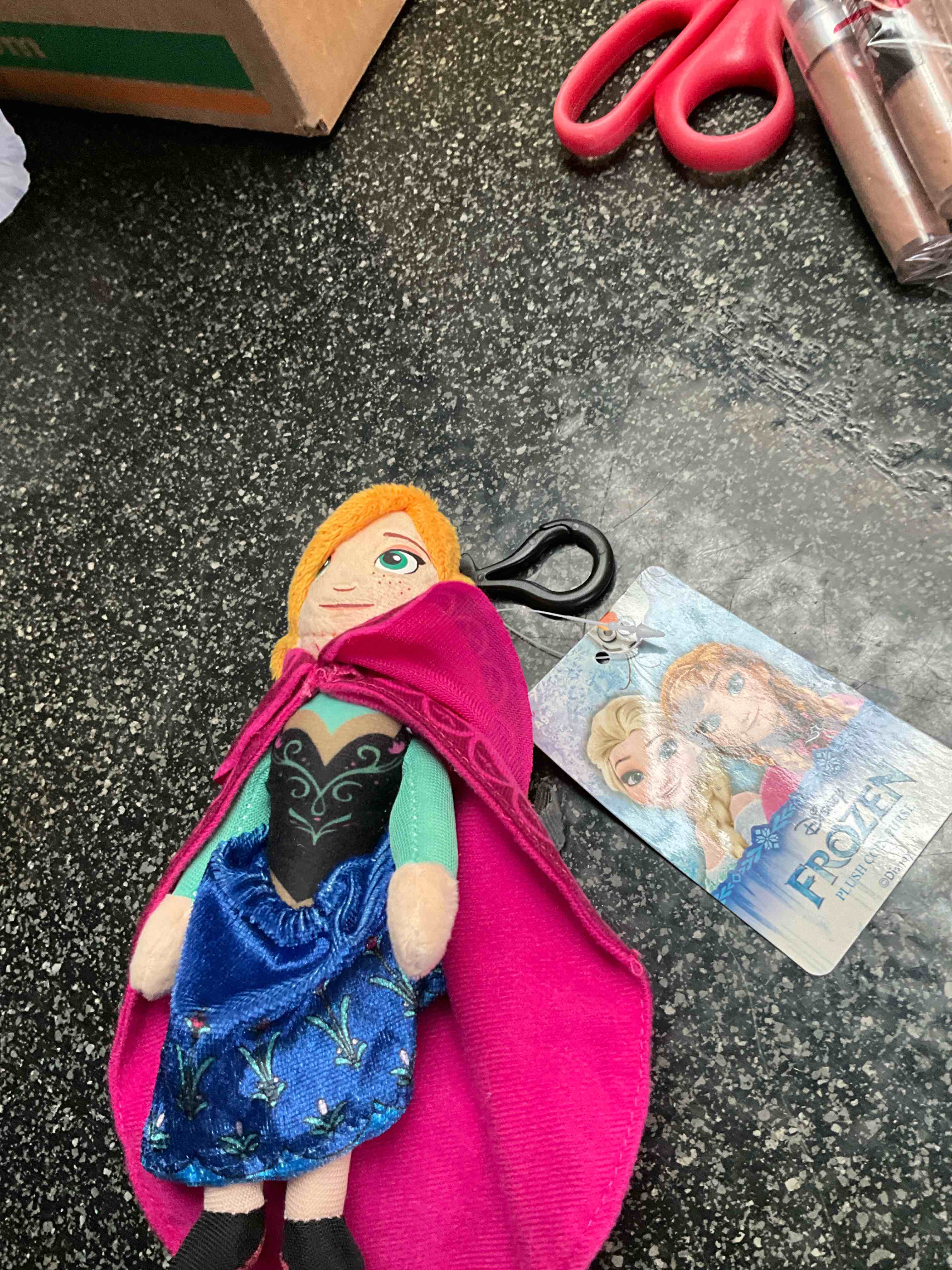 Condition photo showing New/Like New for Disney Frozen - Plush Coin Purse/Keyring 