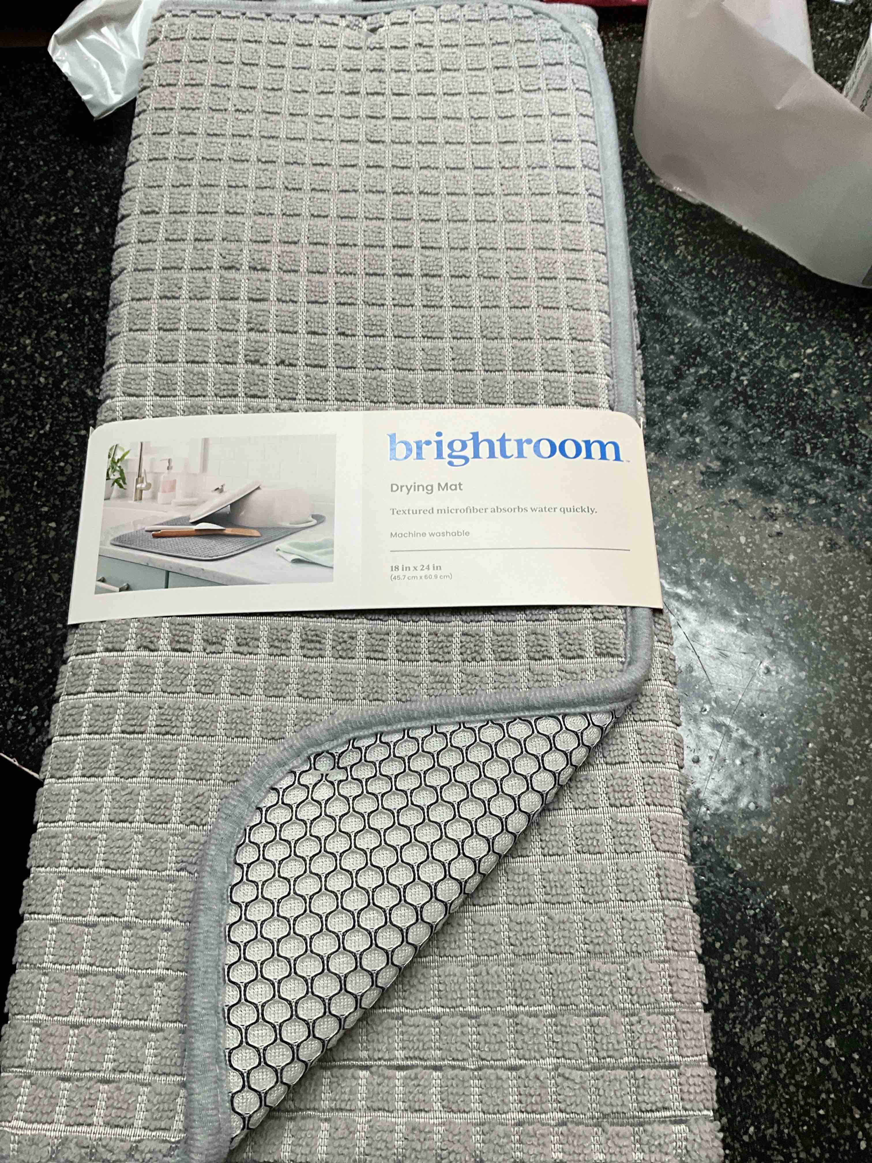 Condition photo showing New/Like New for Brightroom - Drying Mat - 18 x 24 Grey 