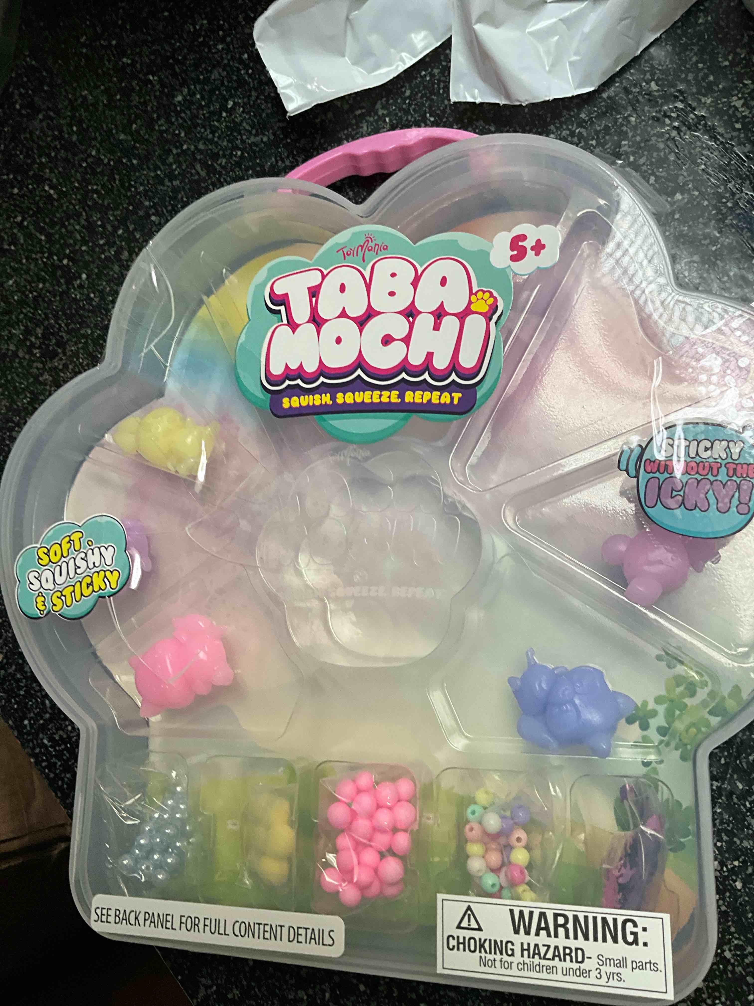 Condition photo showing As Is for Toy Mania - Taba Mochi - squish-squeeze-repeat-dress them up- repeat 