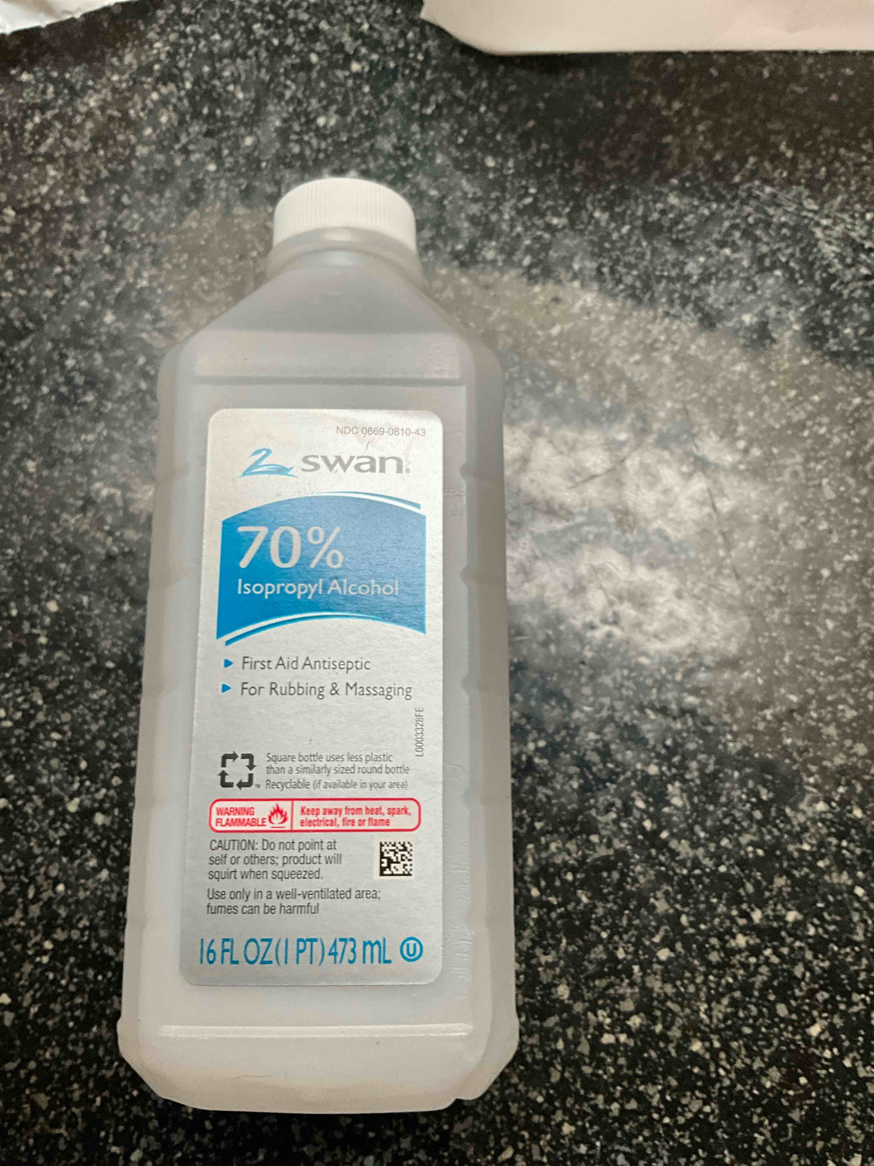 Vi-Jon Swan Isoprophyl Alcohol, 70% 16 Fl Oz