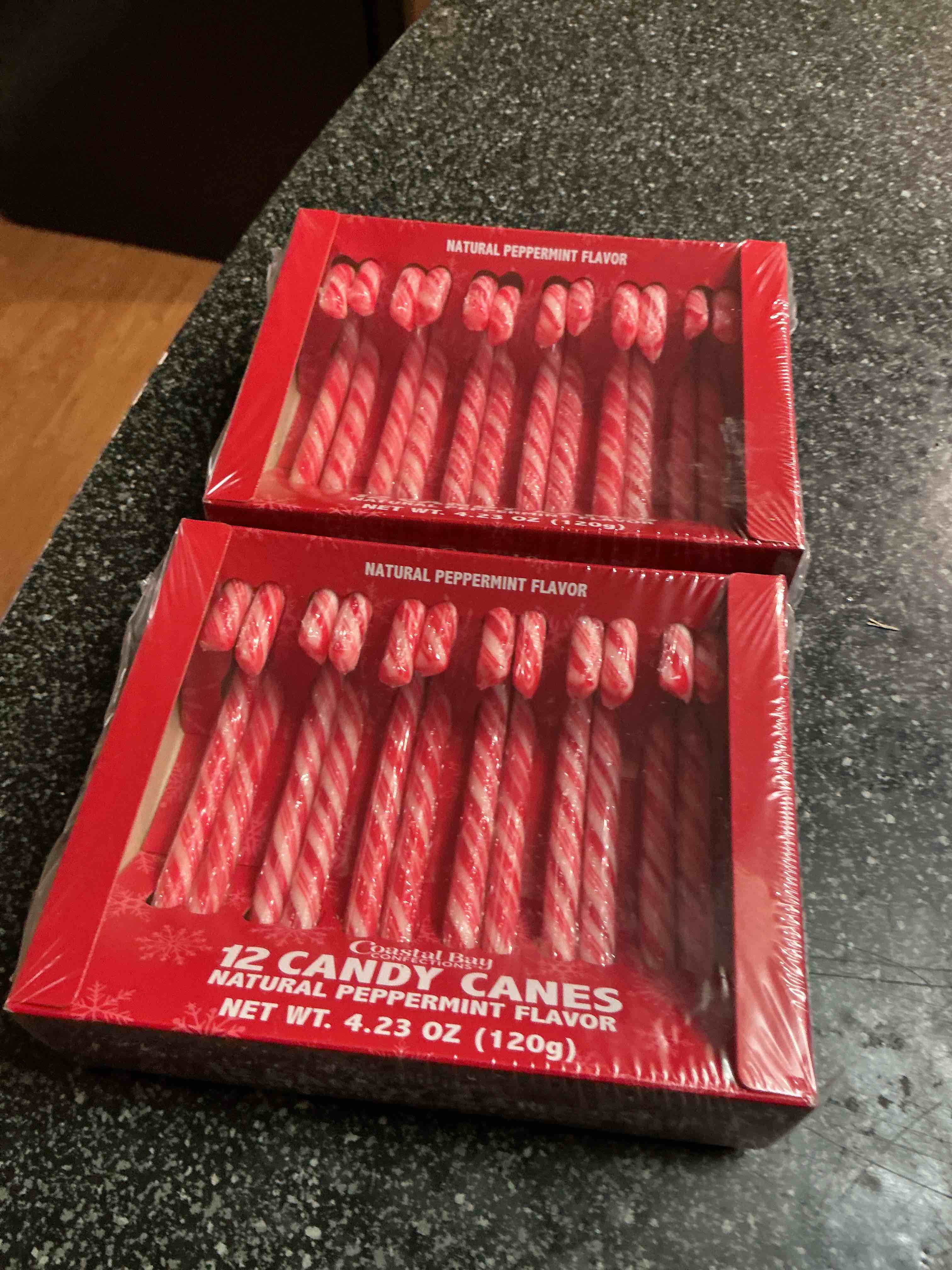 Condition photo showing New/Like New for  Costal Bay  12 Candies Canes Natural Peppermint Flavor