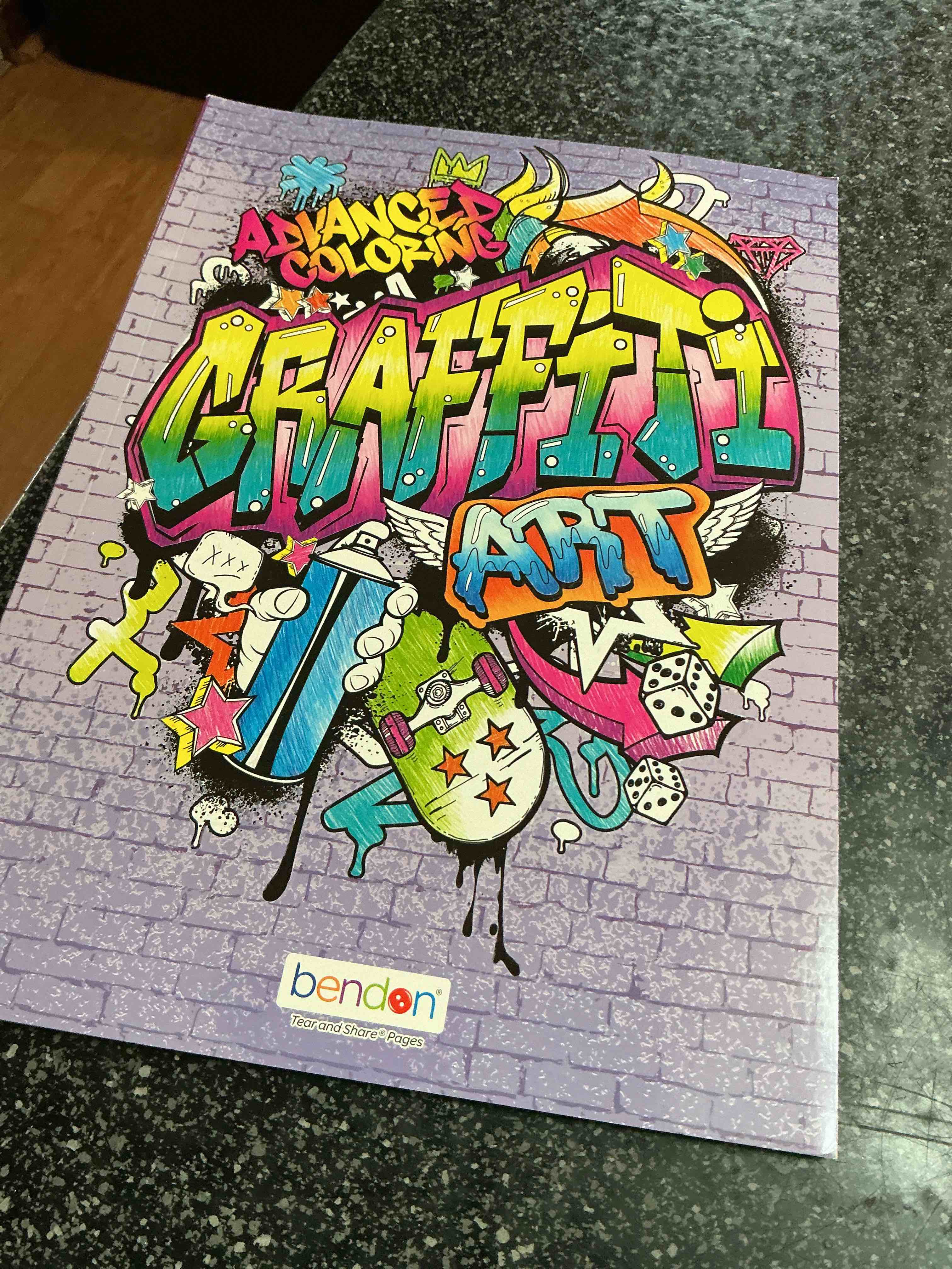 Condition photo showing New/Like New for Bendon - Coloring Graffiti Art Book